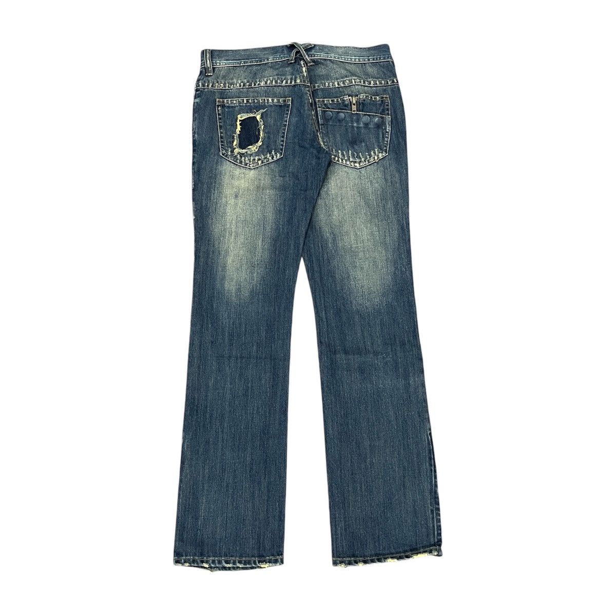 14th Addiction Riot - Thrashed Fading Denim ifsix Lgb Style shibuya tokyo Size US 30 / EU 46 - 3 Thumbnail