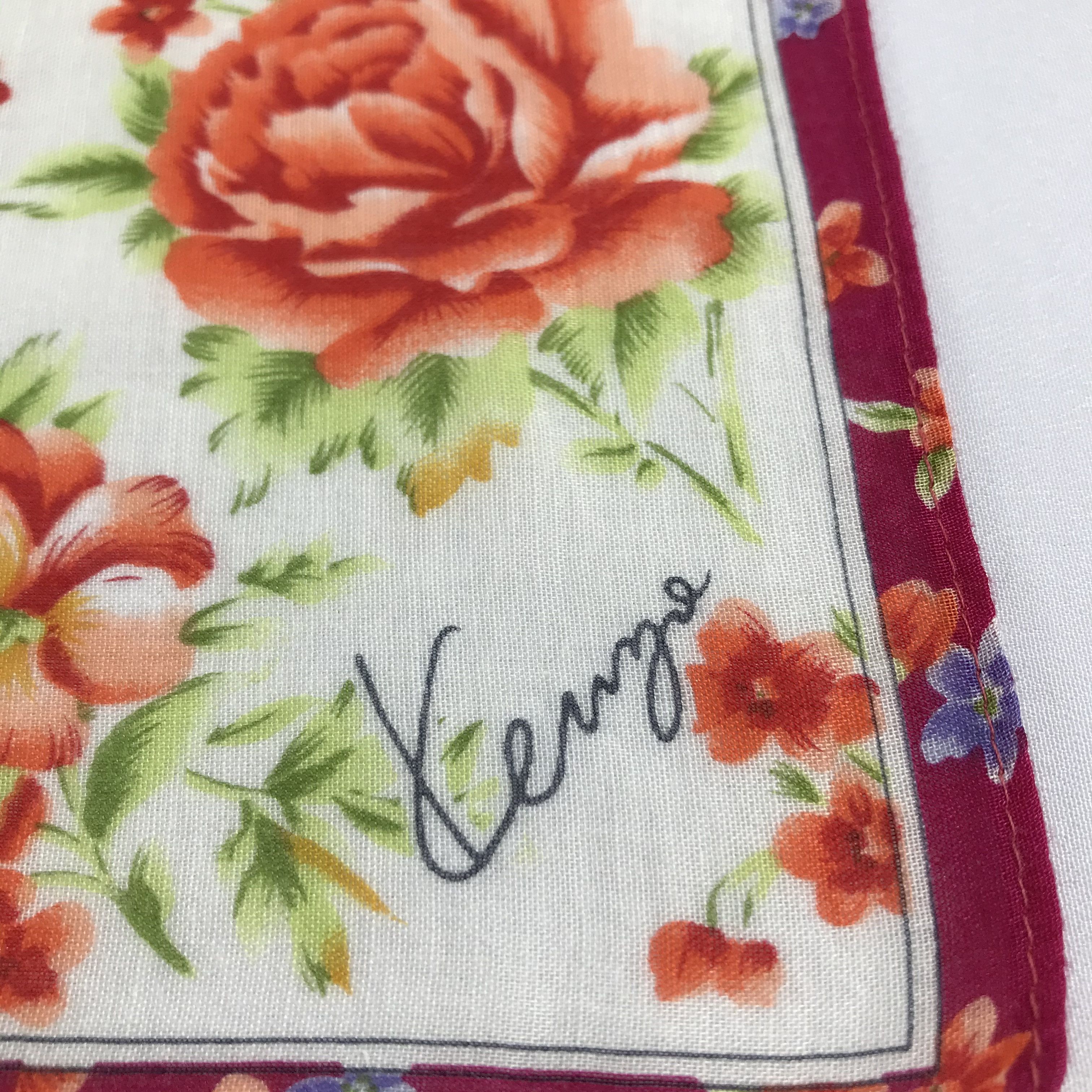 Kenzo Kenzo Floral Handkerchief Neckerchief Bandana H1185 Size ONE SIZE - 3 Thumbnail