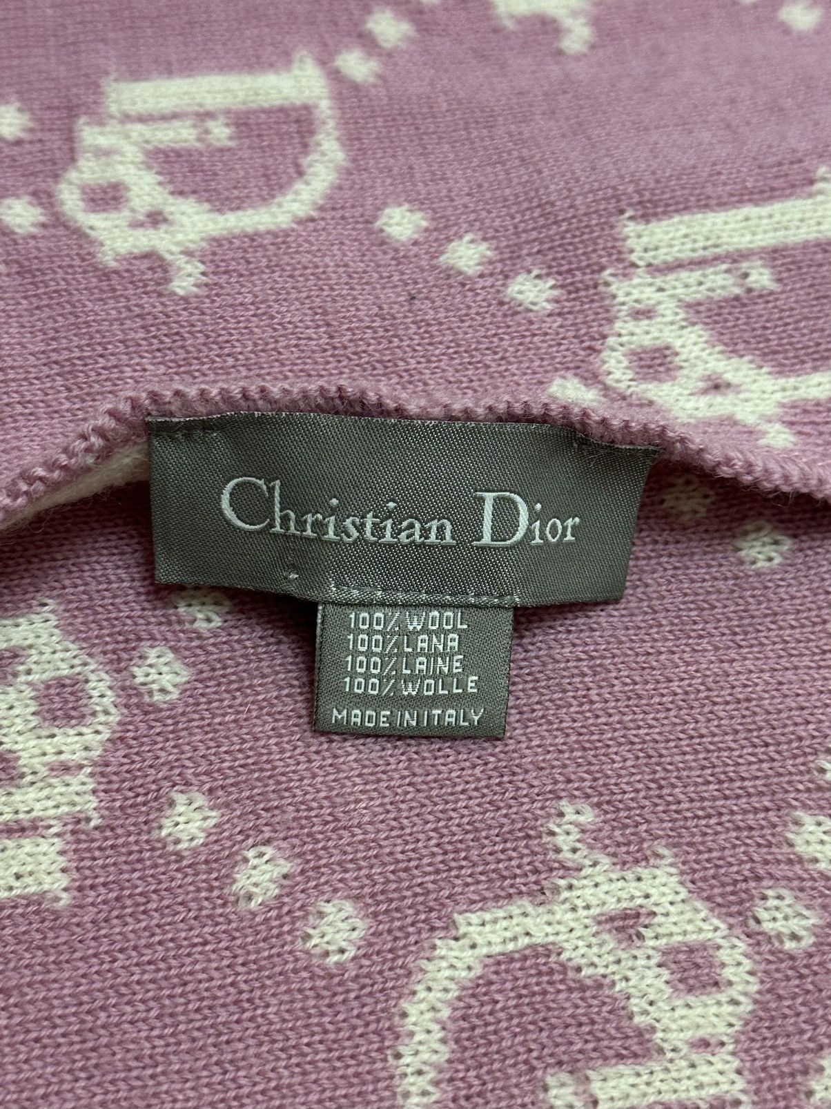 Dior Vintage Dior Reversible Monogram Scarf Size ONE SIZE - 6 Thumbnail