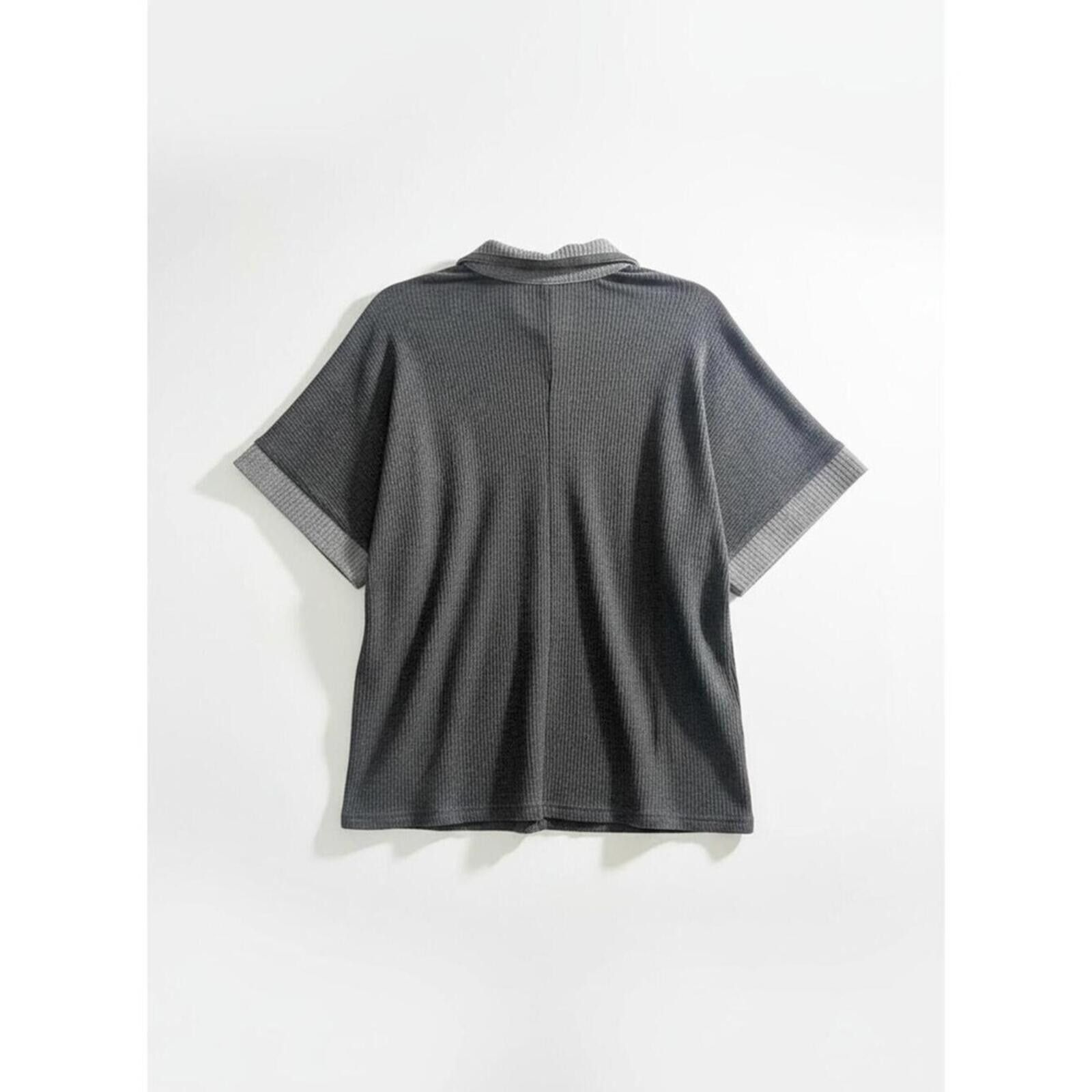Other Dokotoo Men's Short Sleeve Polo Shirt in Two-Tone Gray Size US L / EU 52-54 / 3 - 2 Thumbnail