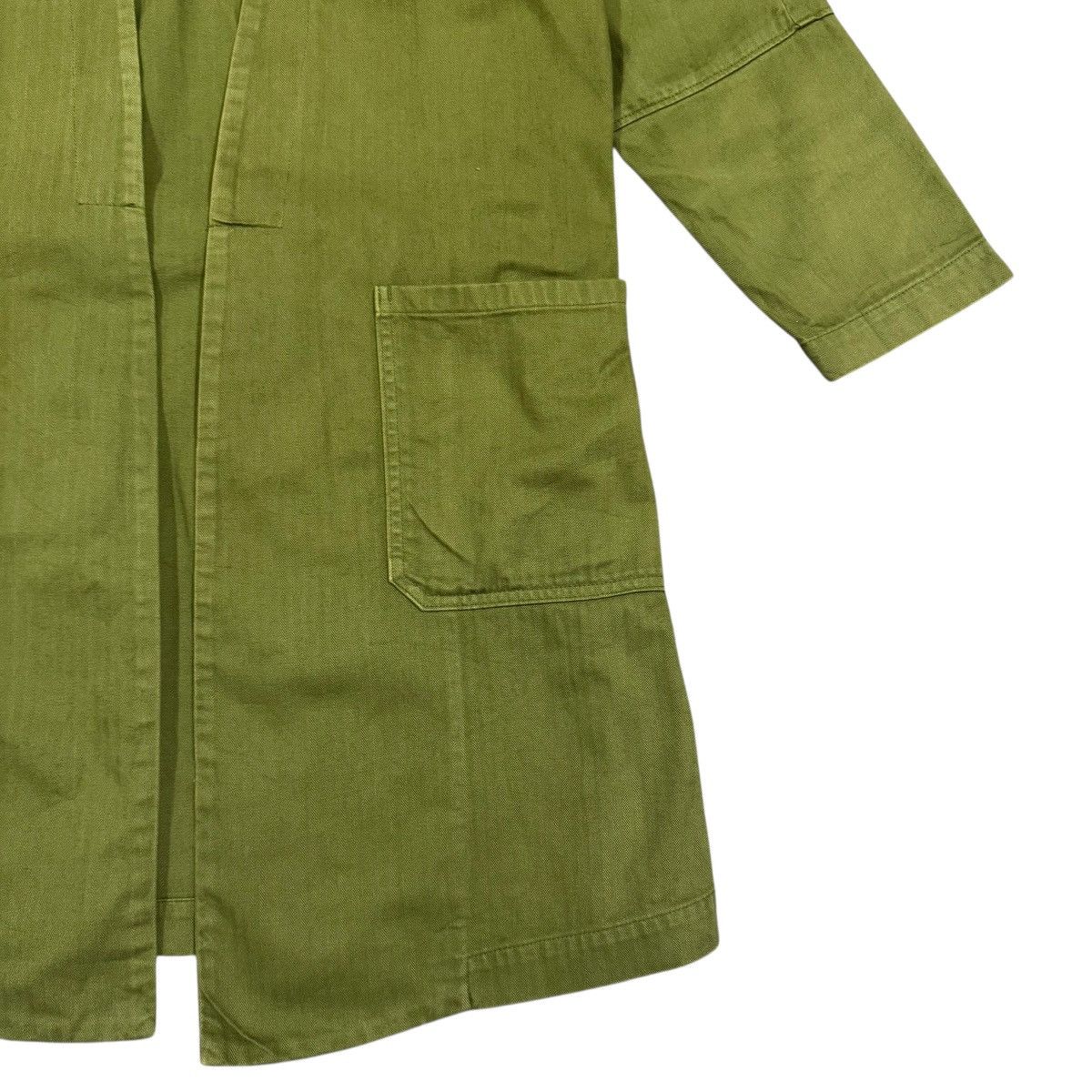 Toyo Enterprises Vtg🔥Domingo Hbt Kimono Cardigan Olive Green Military Style Size US M / EU 48-50 / 2 - 10 Thumbnail
