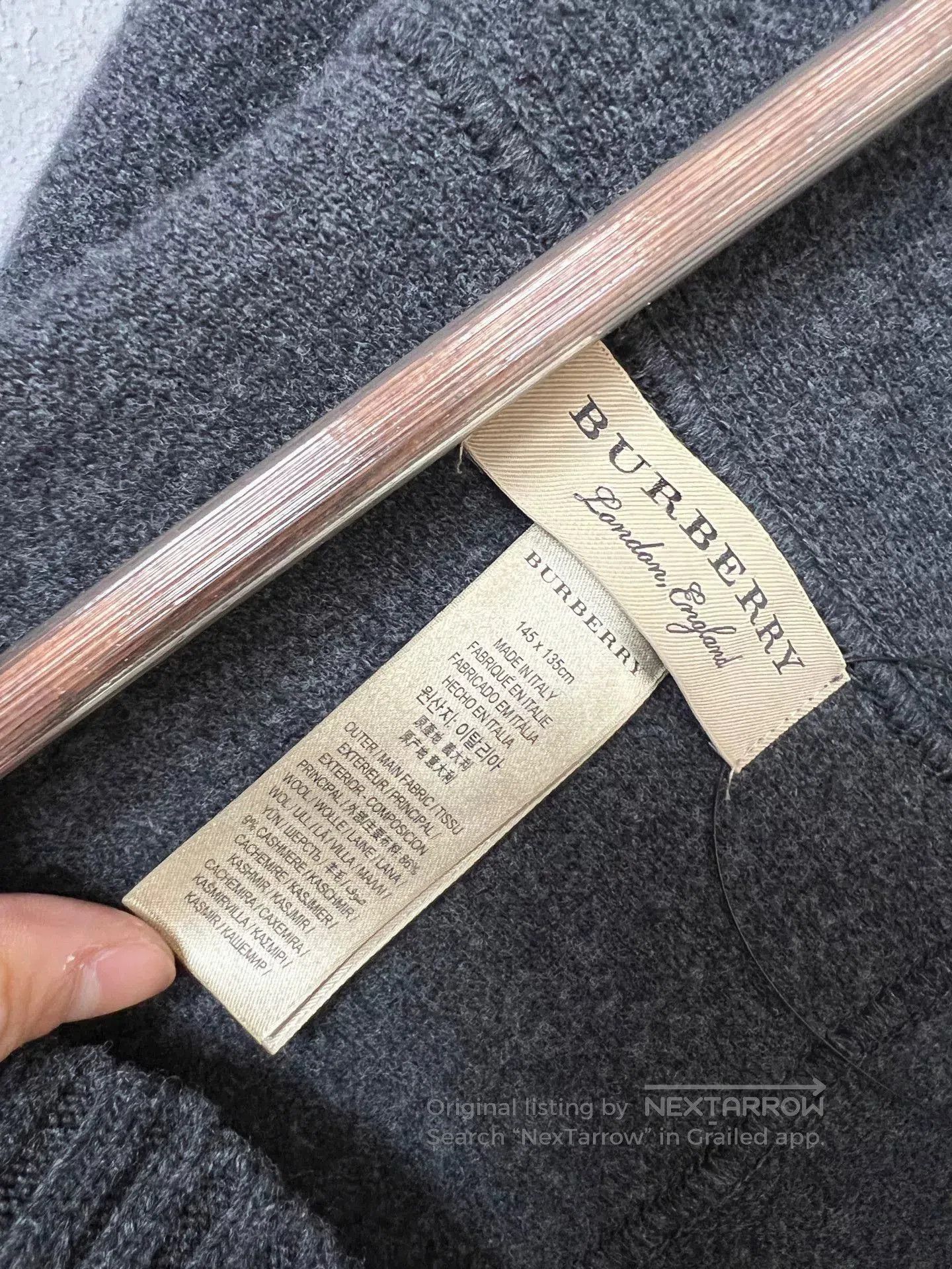 Burberry Burberry Cashmere Hooded Cape. Size XXS / US 00 / IT 34 - 3 Thumbnail