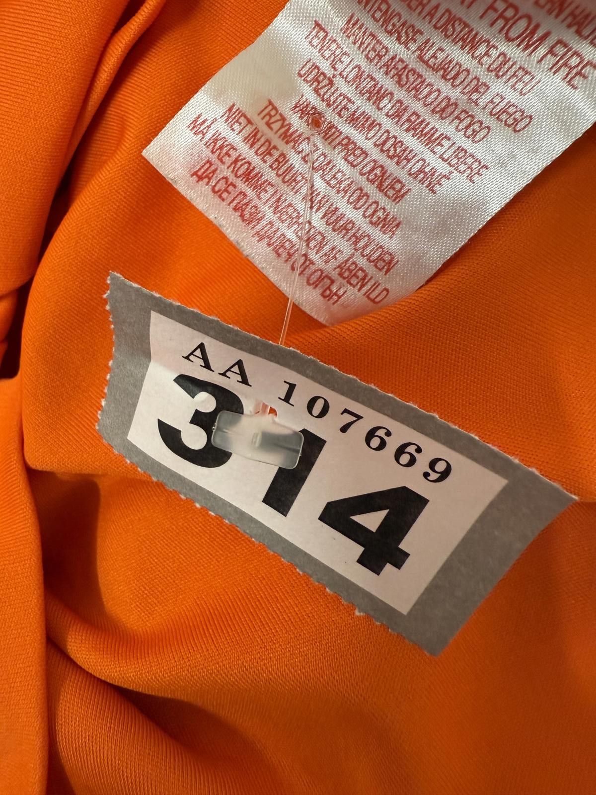 Adidas Adidas Orange Men's Activewear T-Shirt, Short Sleeve Size US M / EU 48-50 / 2 - 2 Thumbnail