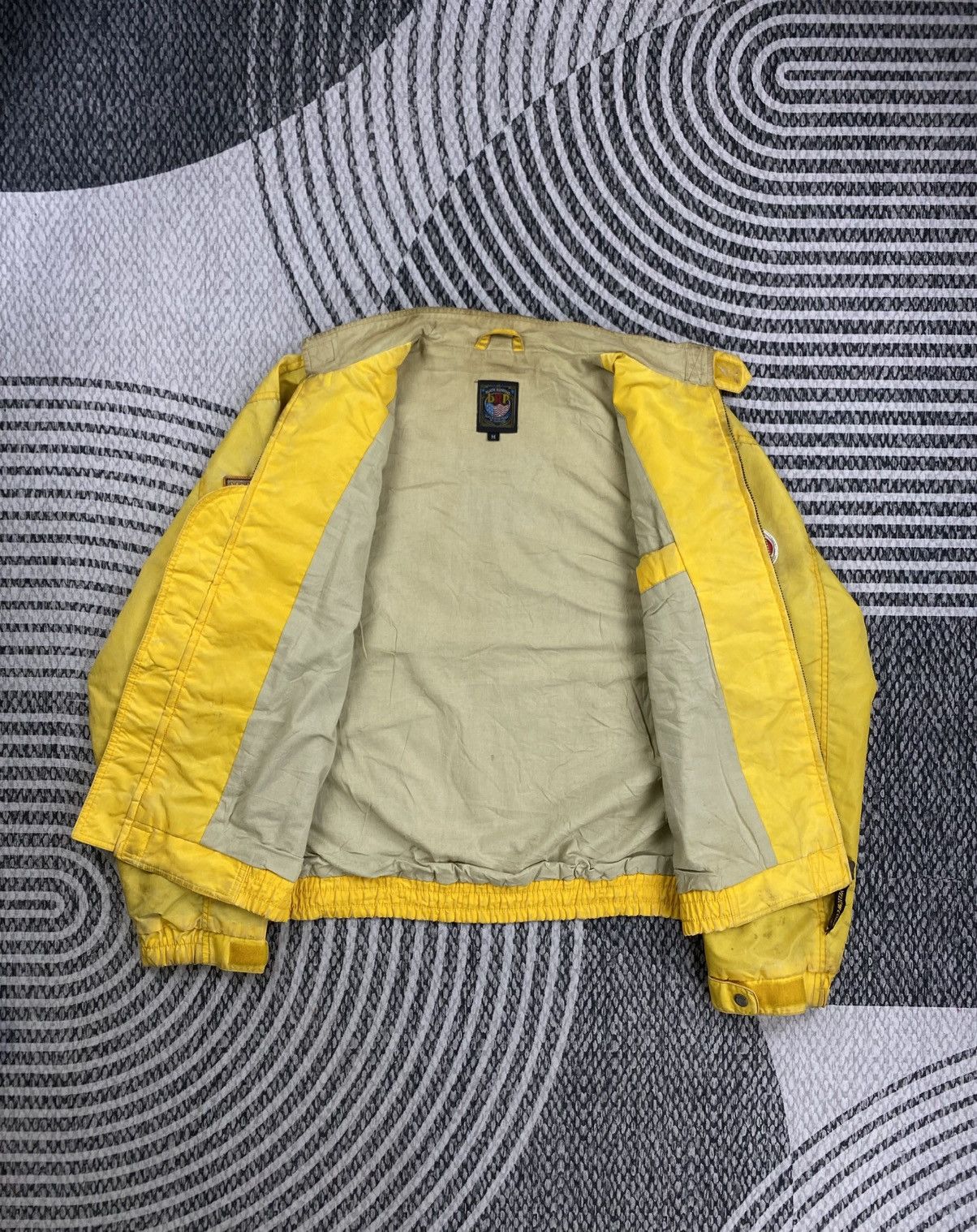 YELLOW CORN Vintage Yellow Corn Sledge Hammer Racing Zipper Jacket Size US XL / EU 56 / 4 - 6 Thumbnail