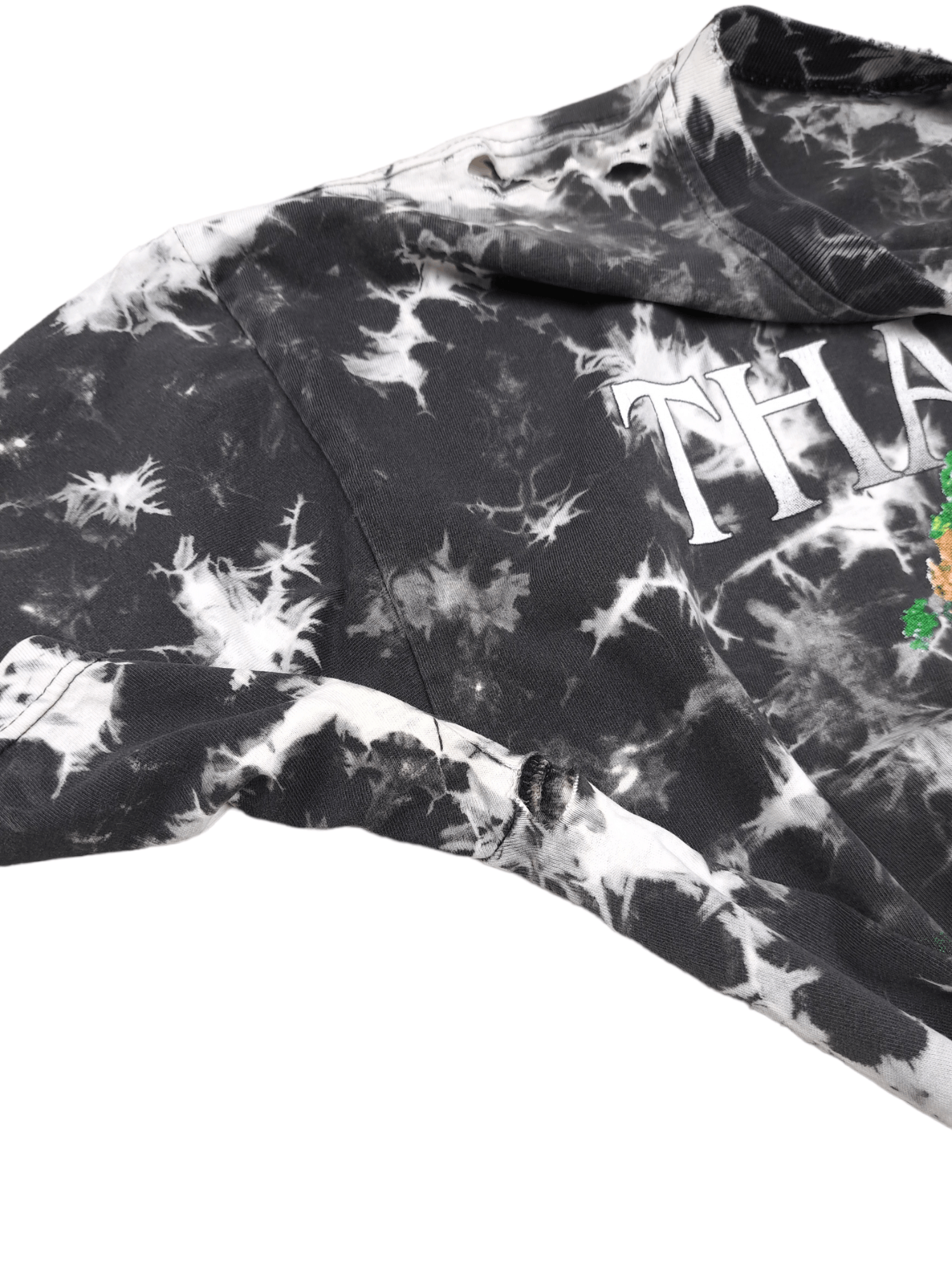 Vintage 💎 Vintage Thrashed Distressed Bleached Dye Thailand Tshirt Size US XL / EU 56 / 4 - 9 Thumbnail