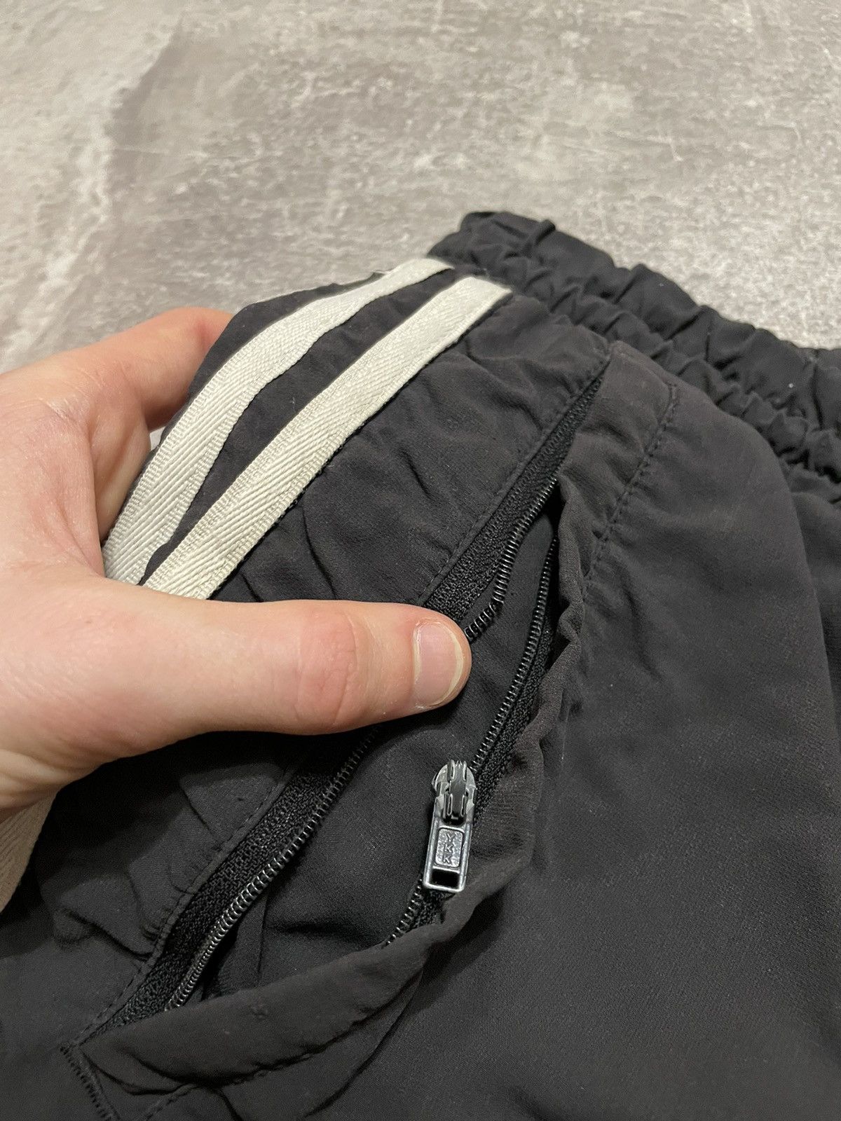Adidas Vintage Adidas Nylon Parachute Striped Pants Size US 34 / EU 50 - 14 Thumbnail