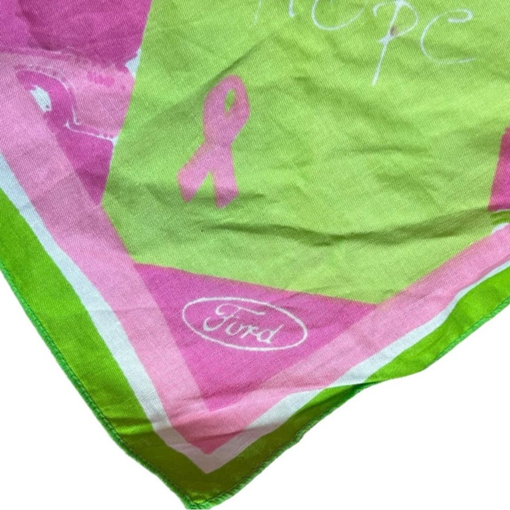 Lilly Pulitzer Lilly Pulitzer Ford Breast Cancer Awareness Scarf Size ONE SIZE - 4 Thumbnail