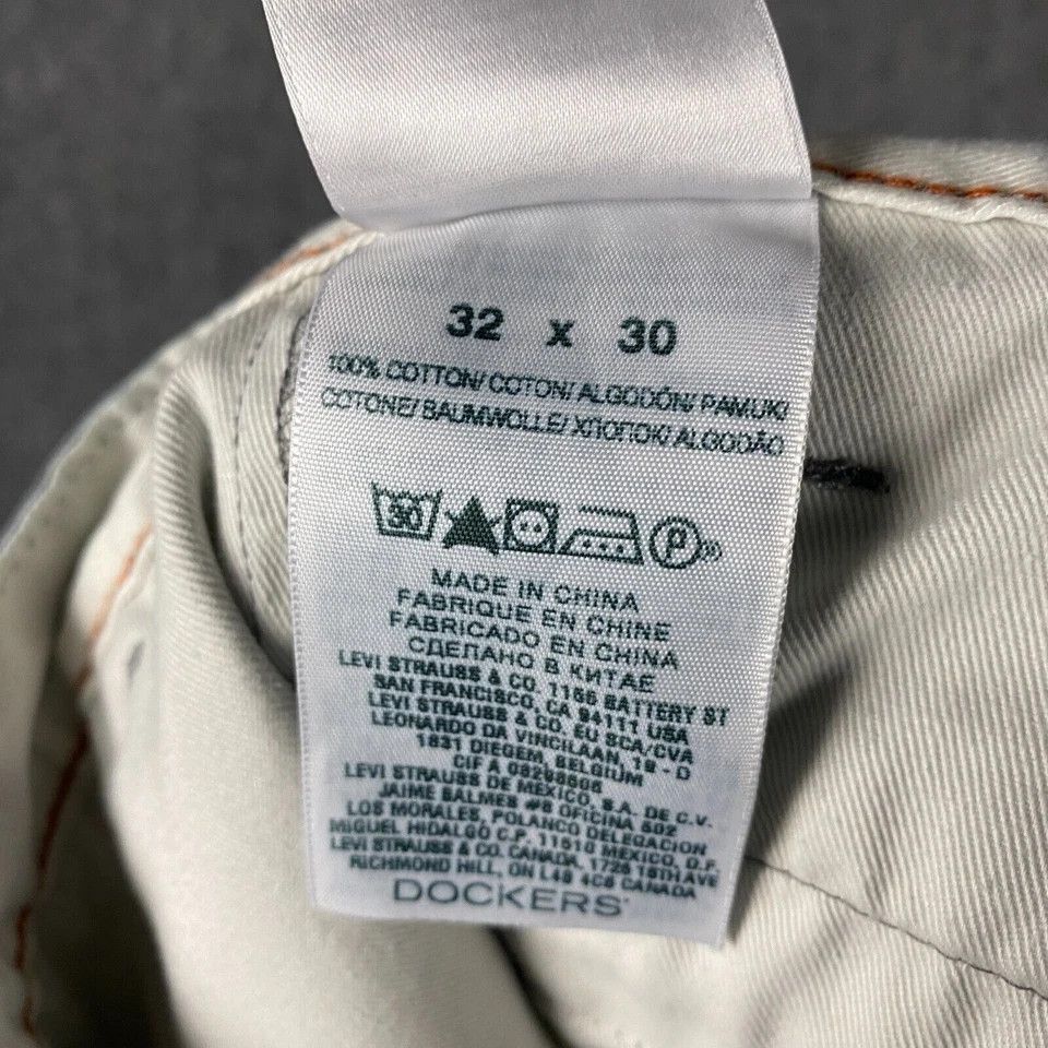 Dockers Dockers Pants Men's 32x30 Chino 100% Cotton Adults Casual Size US 32 / EU 48 - 7 Thumbnail
