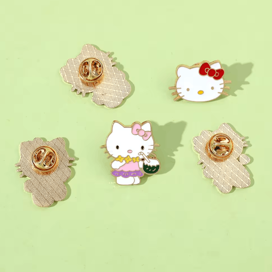 Japanese Brand Hello Kitty Cute Lapel Pin, Enamel Pin, 1 NEW PIN Size ONE SIZE - 3 Thumbnail