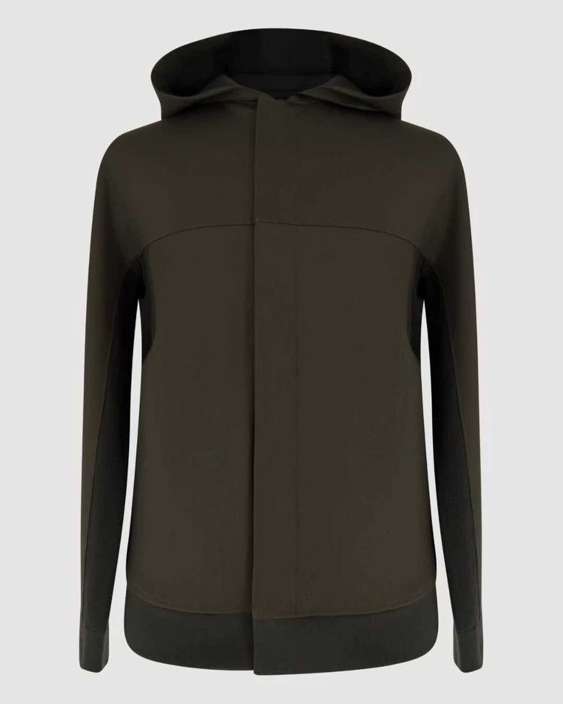 Loro Piana LORO PIANA size M Men's hoodie sweatshirt set in olive gree Size 38L - 2 Thumbnail