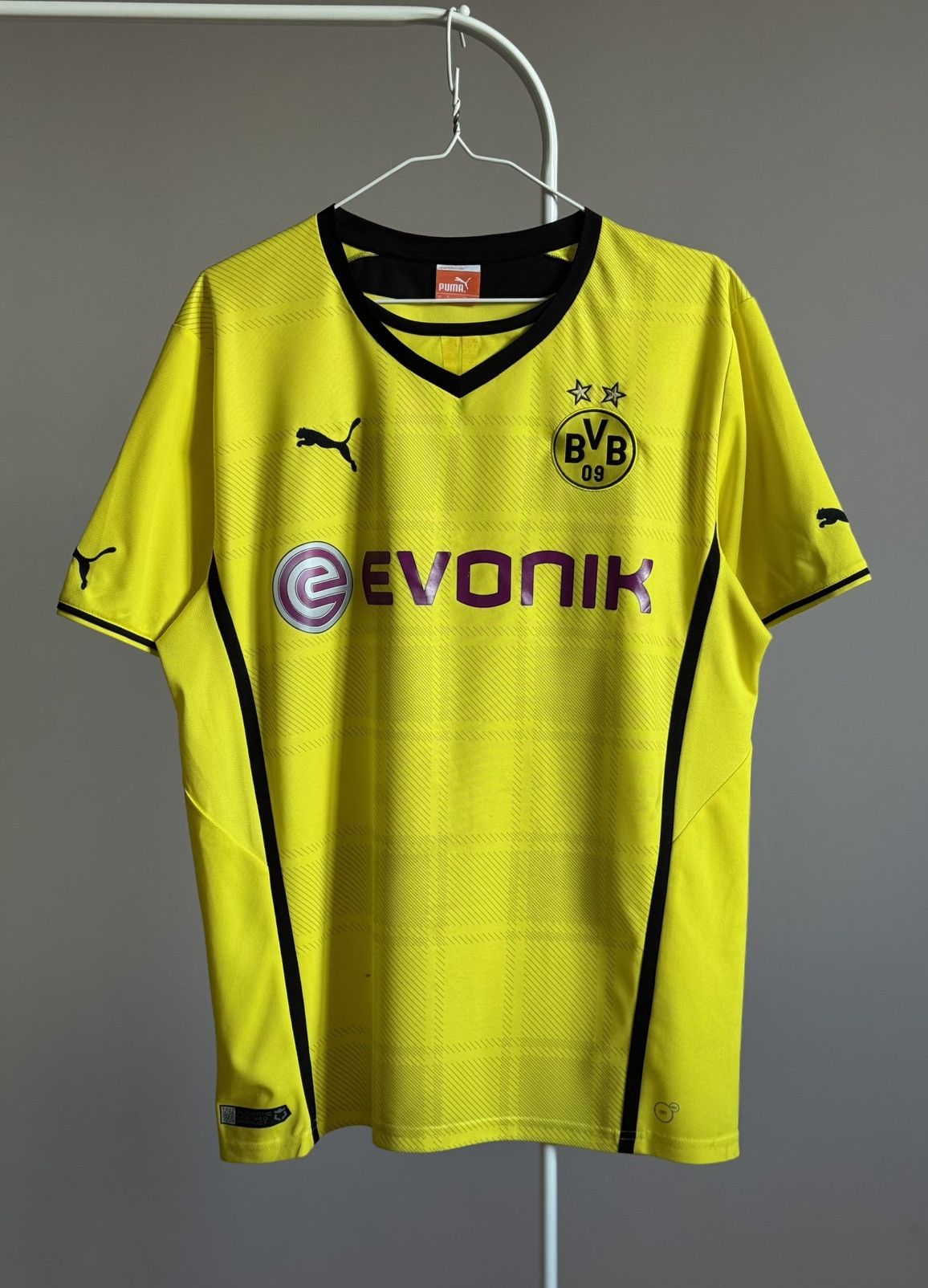 Vintage Borussia Dortmund Puma Home Shirt Jersey 2013 2014 football Size US XL / EU 56 / 4 - 1 Thumbnail