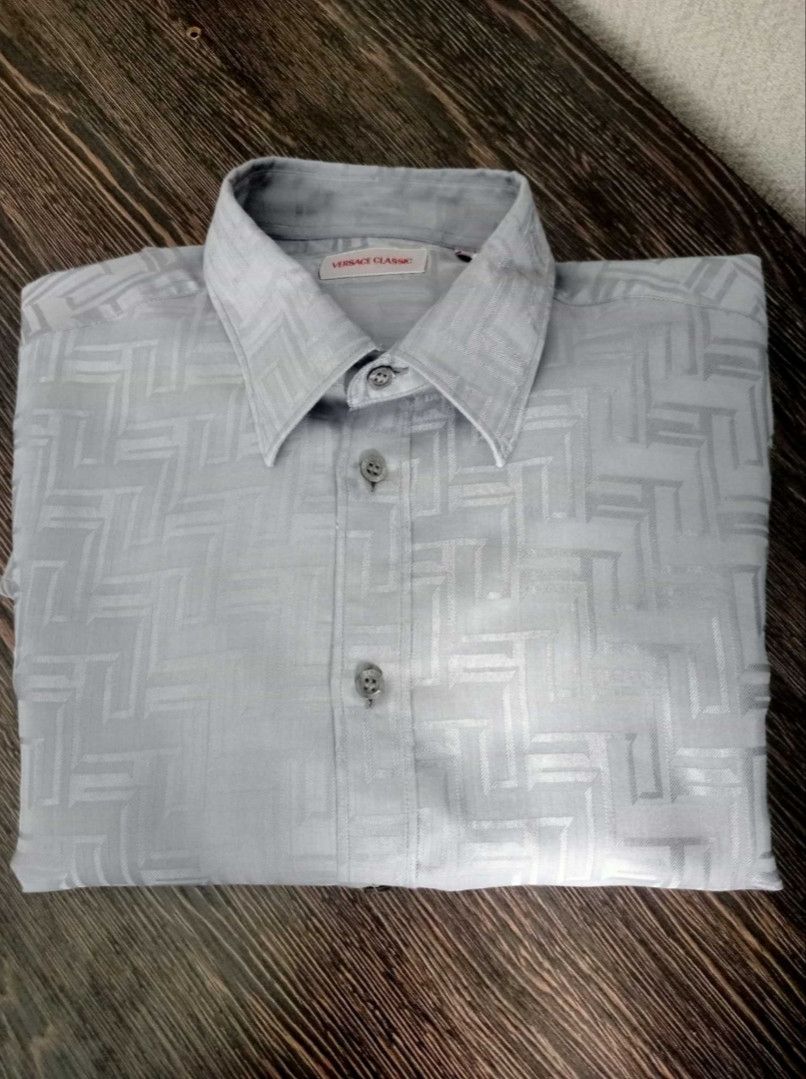 Versace Versace Classic Monogram Vintage Shirt Size US L / EU 52-54 / 3 - 2 Thumbnail