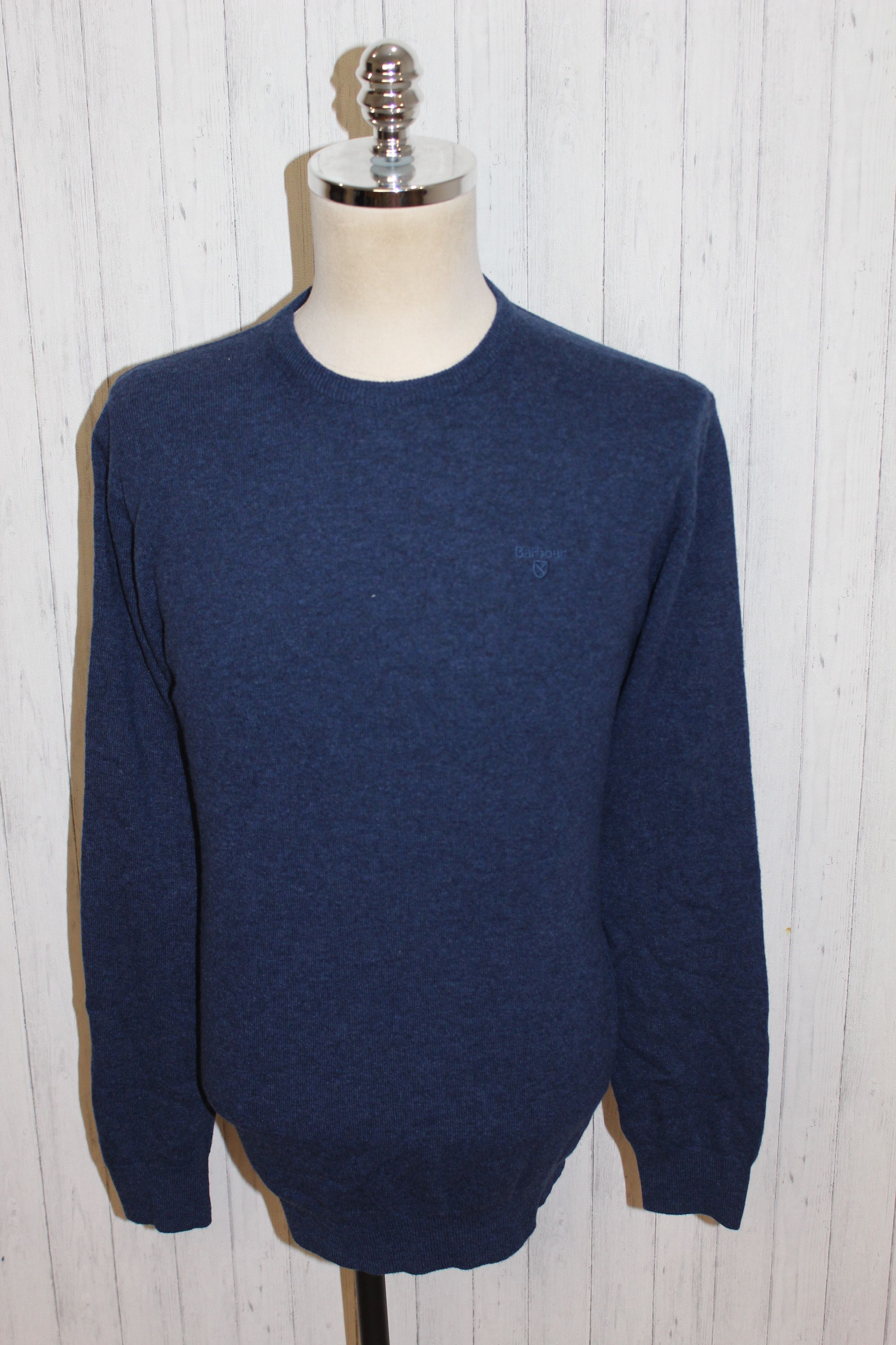 Barbour BARBOUR Crew Neck Wool Sweater Jumper Size XL Size US XL / EU 56 / 4 - 4 Thumbnail
