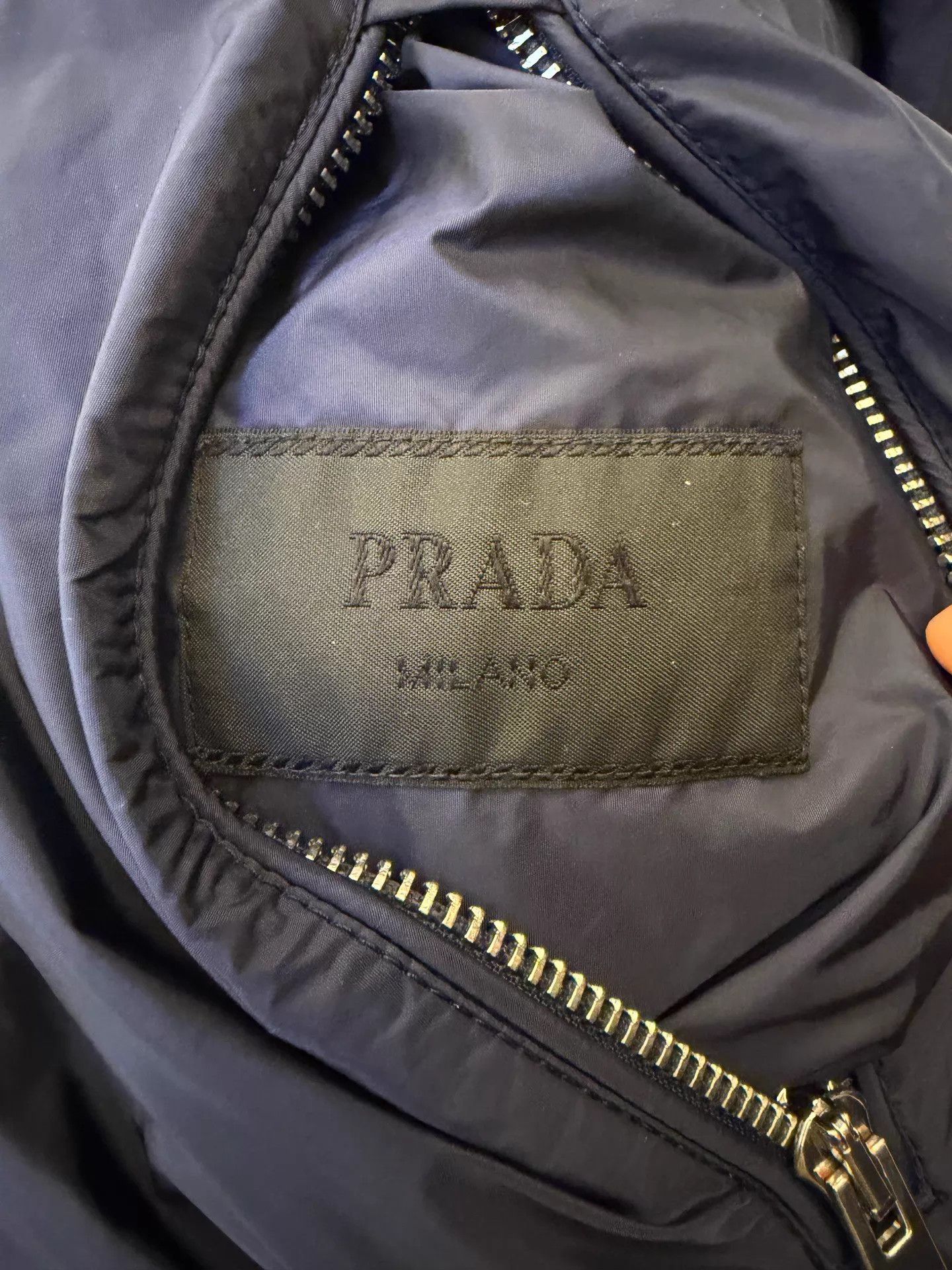 Prada Prada Triangle Logo Two-Sided Jacket Size 46 Size US S / EU 44-46 / 1 - 4 Thumbnail