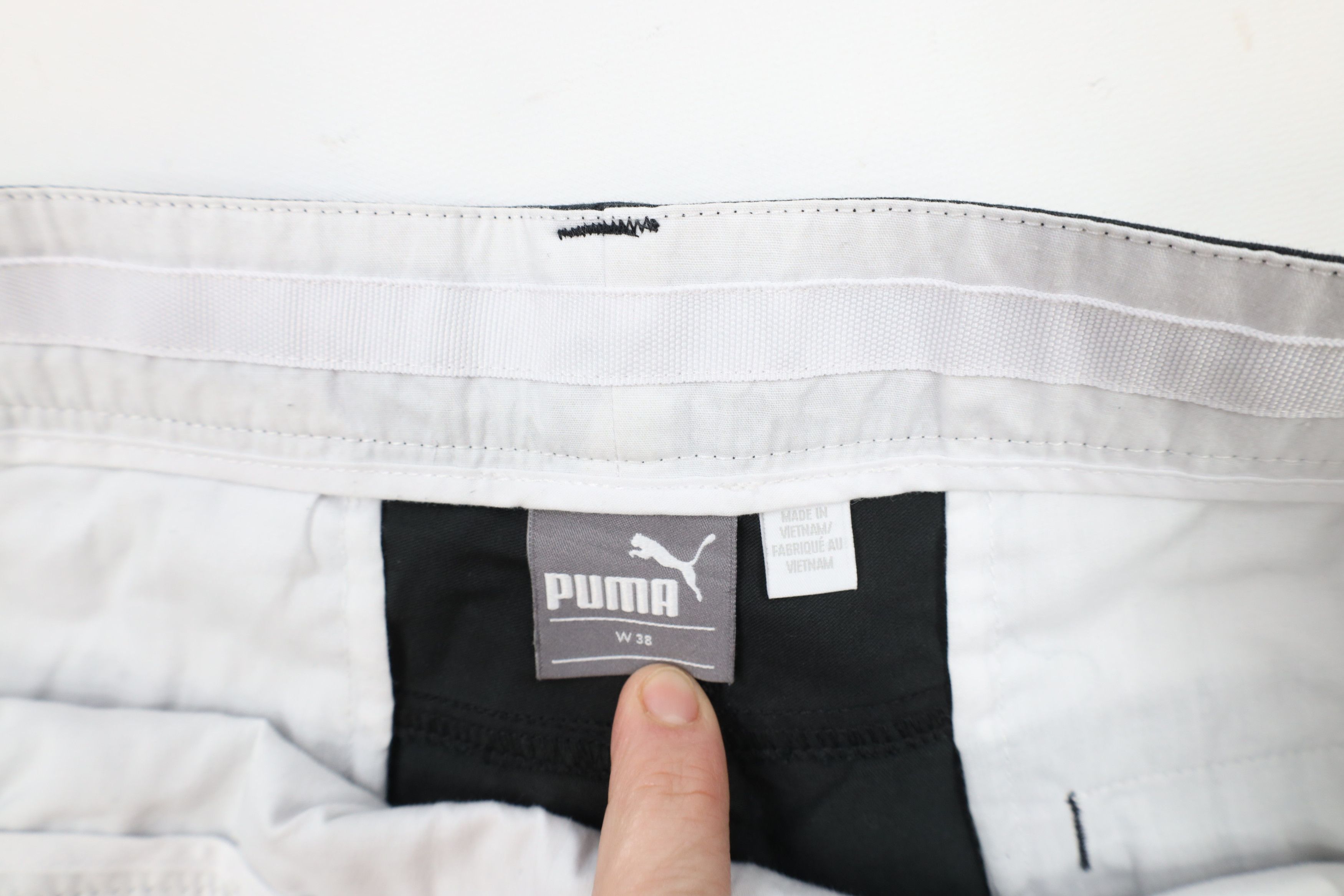 Puma × Vintage Puma Golf Golfing Golf Chino Shorts Black Rickie Fowler Size US 38 / EU 54 - 8 Thumbnail