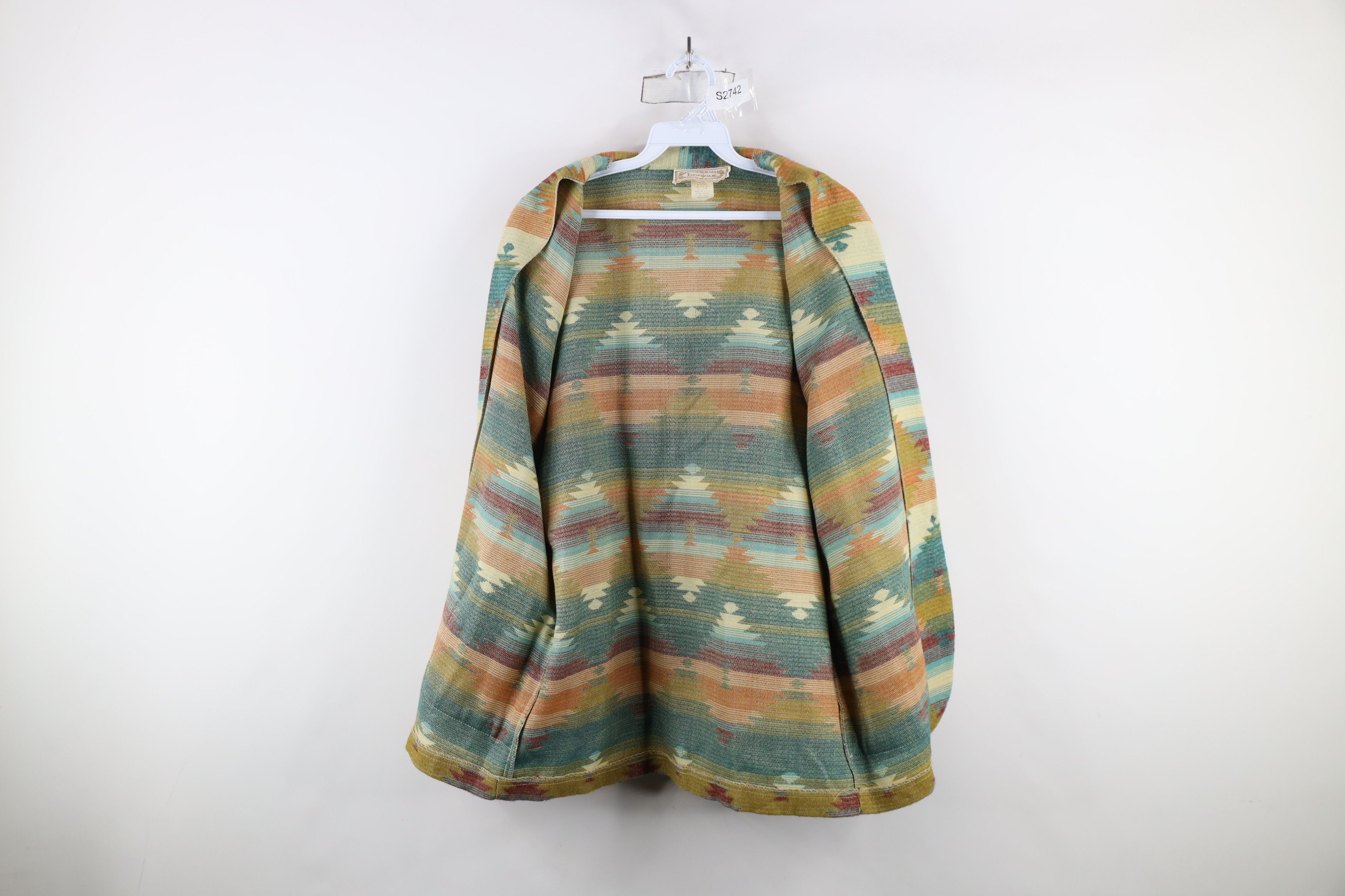 Vintage Vintage 90s Streetwear Southwestern Fiesta Blazer Jacket USA Size M / US 6-8 / IT 42-44 - 10 Thumbnail