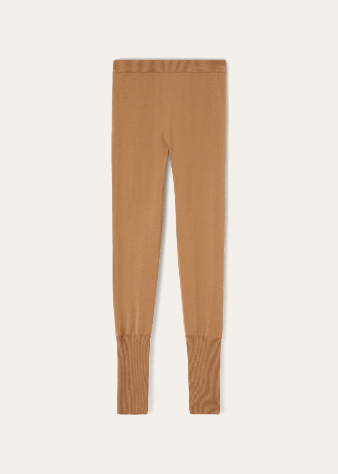 Loro Piana o1srvl11e0125 Dream Wool Leggings in Camel Size 30" / US 8 / IT 44 - 1 Thumbnail