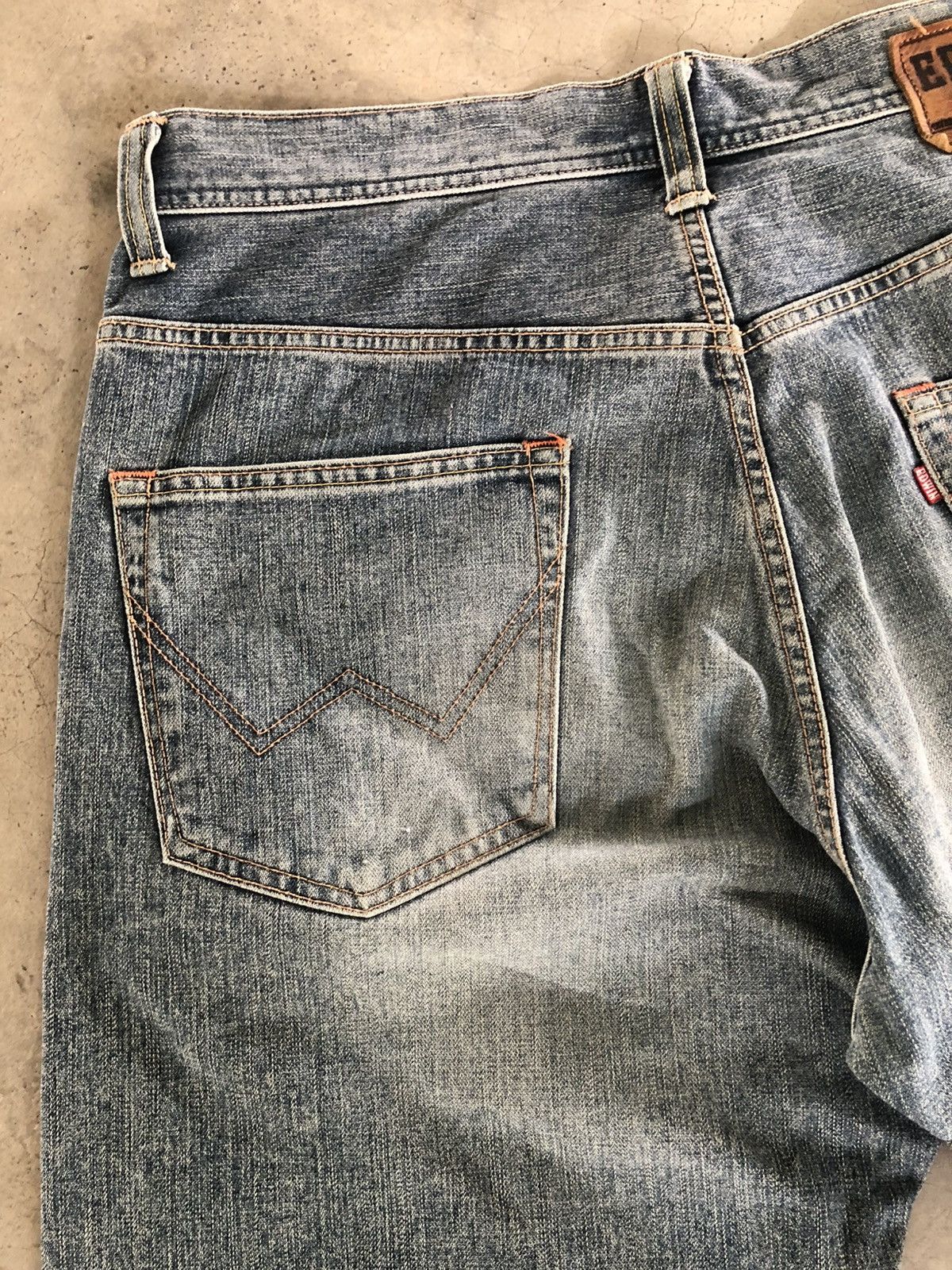 Edwin Vintage Edwin BAGGY Jeans Rusty Faded Denim Pants Size US 37 - 15 Thumbnail
