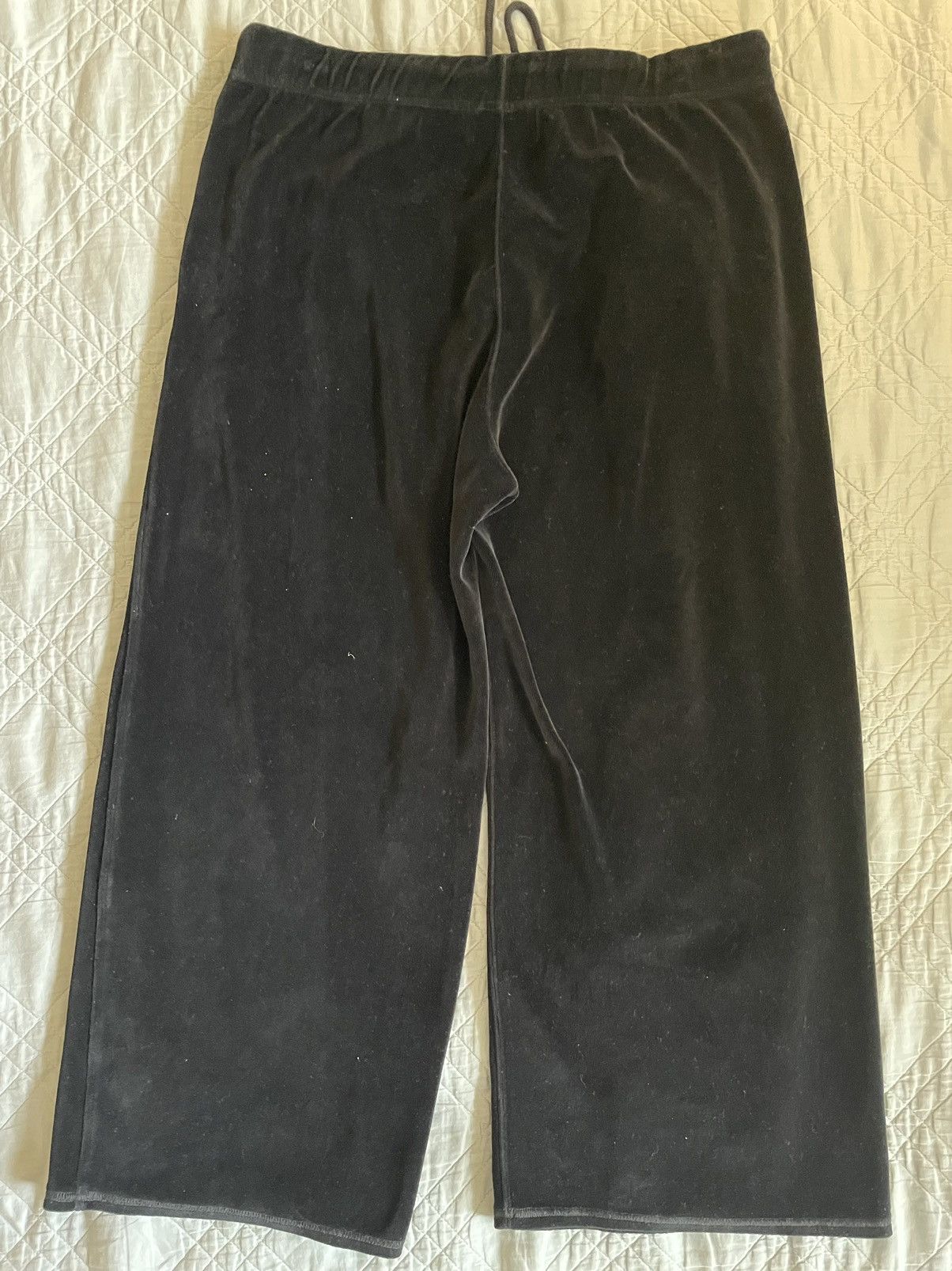 Nili Lotan Daphne Wide Leg Velour Sweatpants Size 30" / US 8 / IT 44 - 6 Thumbnail