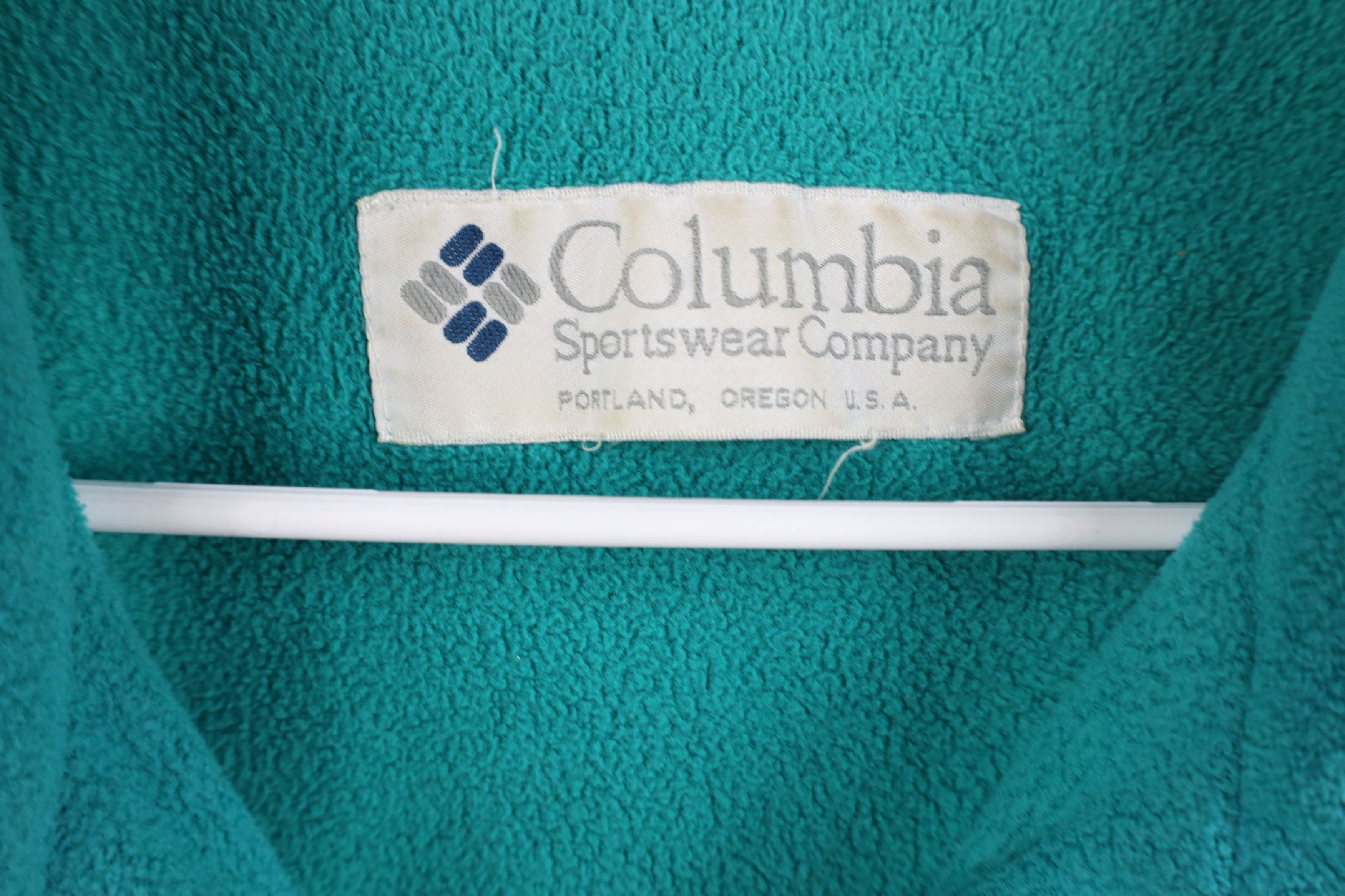 Columbia Vintage 90s Columbia Fleece Lined Full Zip Bomber Jacket Size US XXL / EU 58 / 5 - 11 Thumbnail