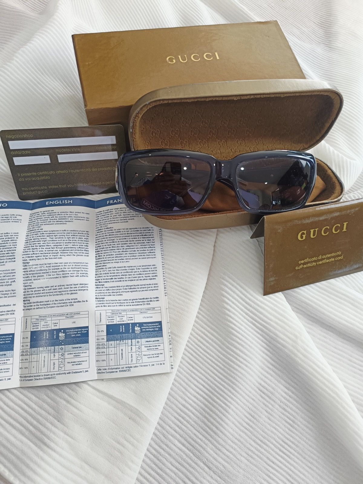 Designer × Gucci Gucci Sunglasses GG 3097/S Size ONE SIZE - 4 Thumbnail
