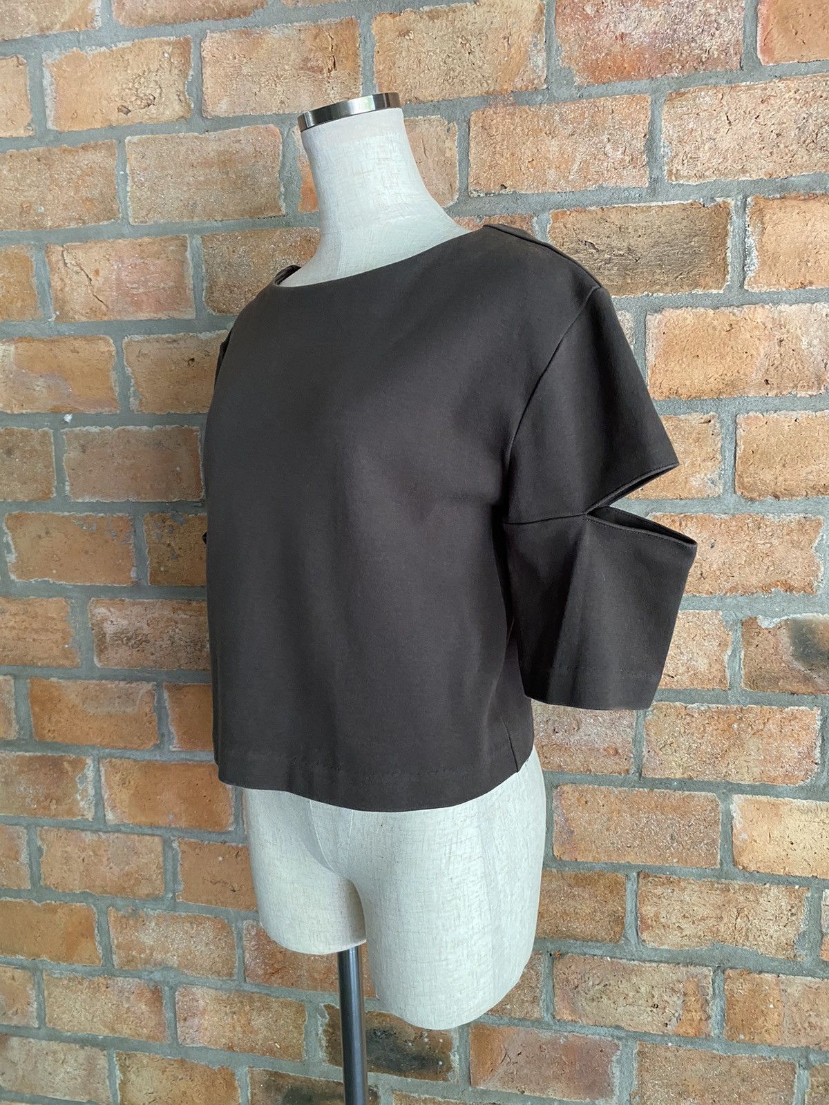 Opening Ceremony OPENING CEREMONY Geometric Slit-Sleeve Top Size S / US 4 / IT 40 - 1 Thumbnail