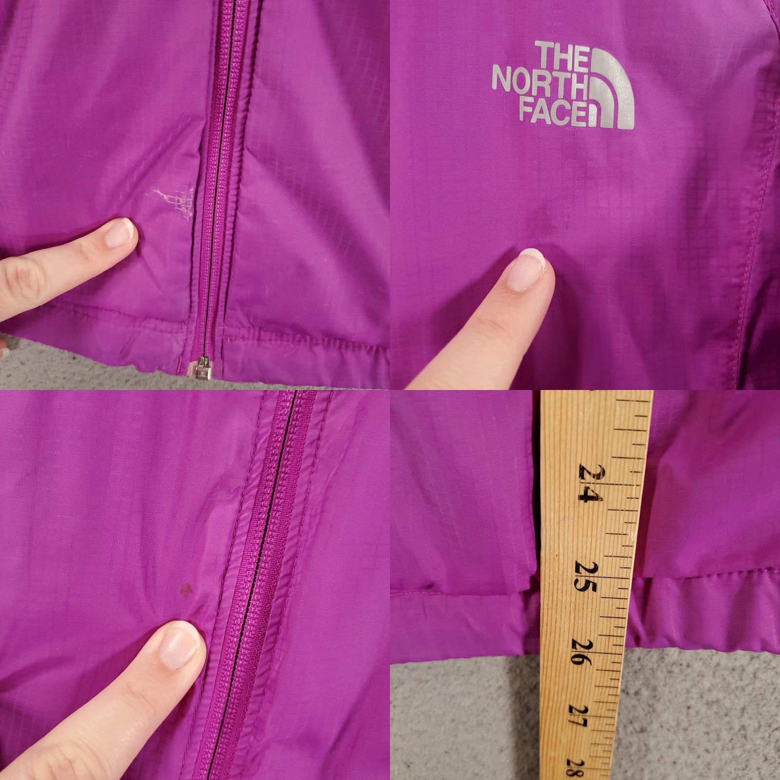 The North Face The North Face Jacket Womens Large Purple Full Zip Sherpa Lined Hooded Size L / US 10 / IT 46 - 8 Thumbnail