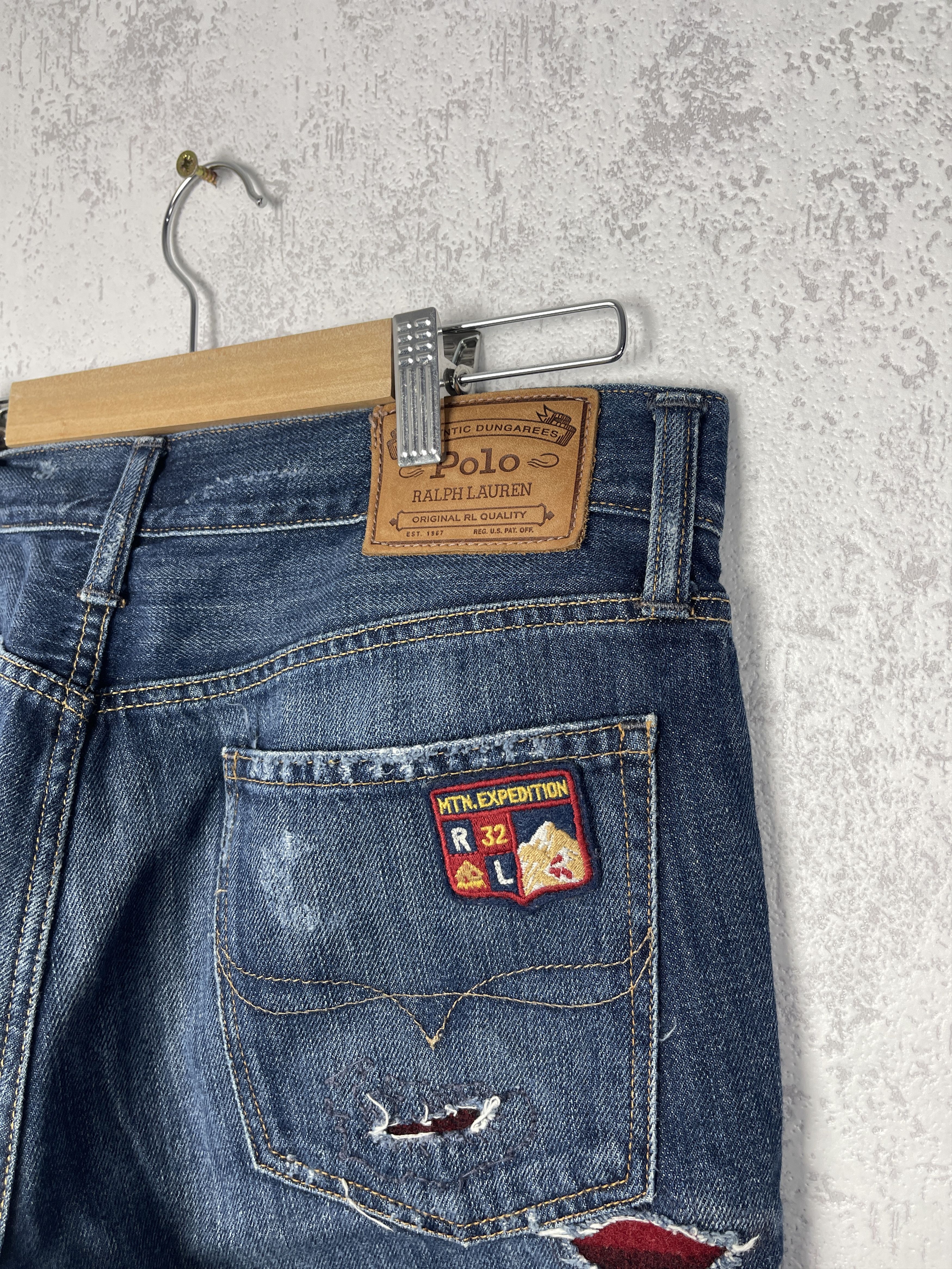 Polo Ralph Lauren Polo Ralph Lauren Patchwork Slim Jeans Size US 27 - 3 Thumbnail