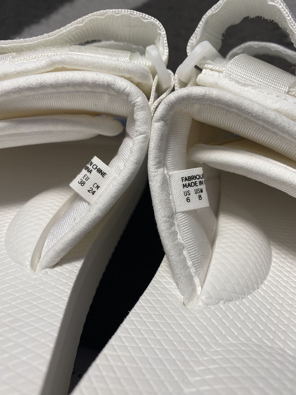 Designer × Japanese Brand × Suicoke Suicoke Moto Cab OG-056 White Slides Sandals Size US 6 / IT 36 - 12 Thumbnail