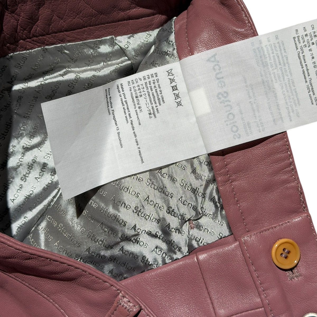 Acne Studios $1,900 lambskin patchwork pant Size US 32 / EU 48 - 4 Thumbnail