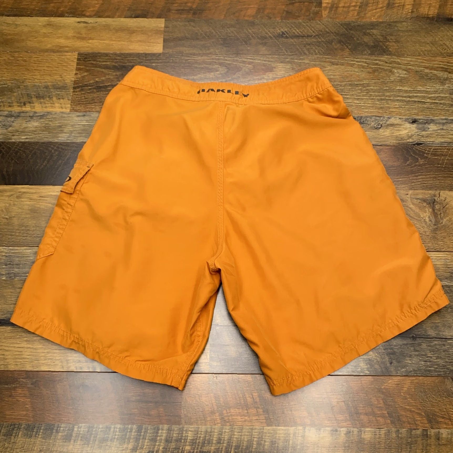 Oakley Oakley Cargo Swim Trunks Adult 30 Orange Mens Bottoms Trunks Beach Pockets 100% Polyester Regular Men Size US 30 / EU 46 - 2 Thumbnail