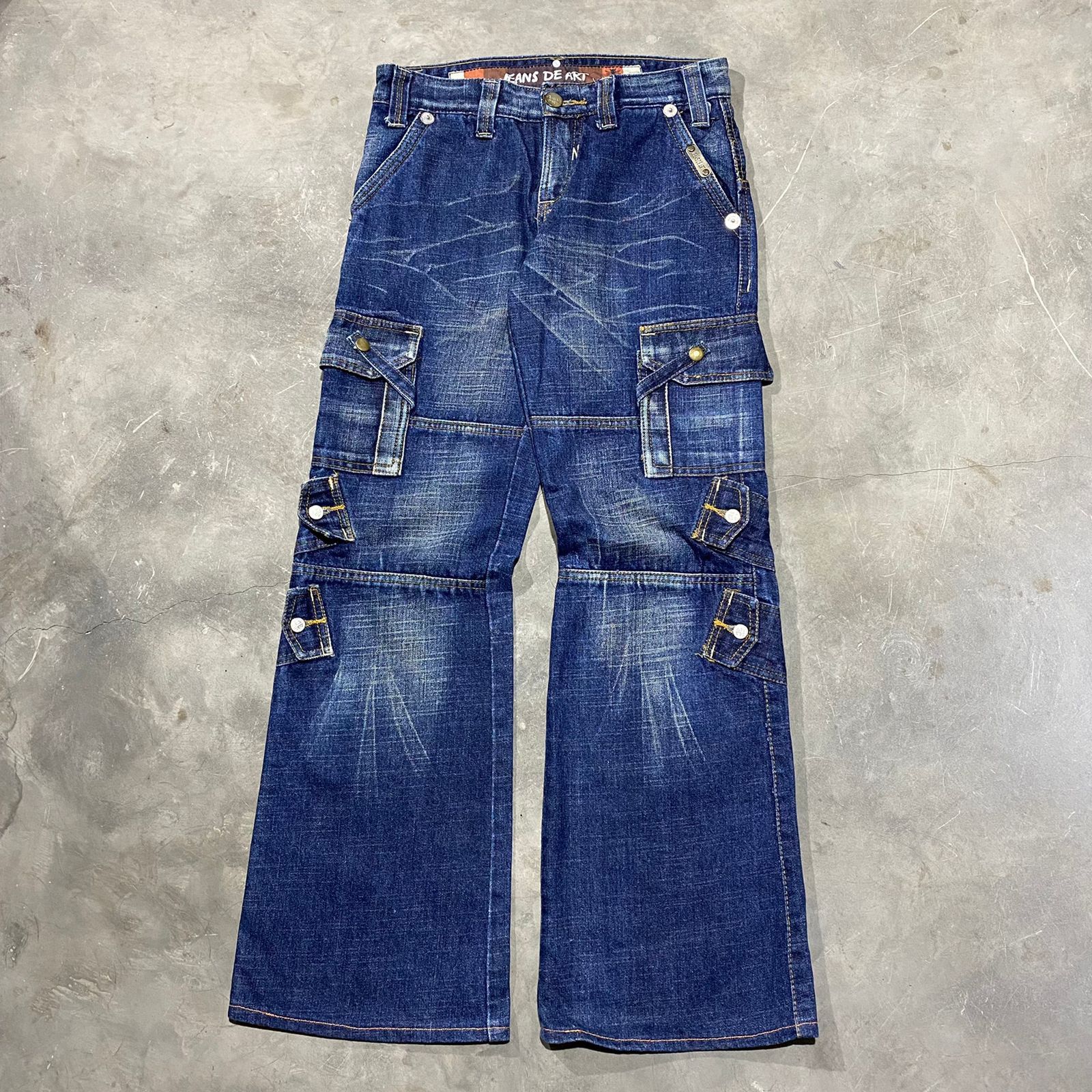If Six Was Nine × Japanese Brand × Le Grande Bleu (L.G.B.) Jeanne D'art Multipocket Denim Pants Size US 28 / EU 44 - 1 Thumbnail