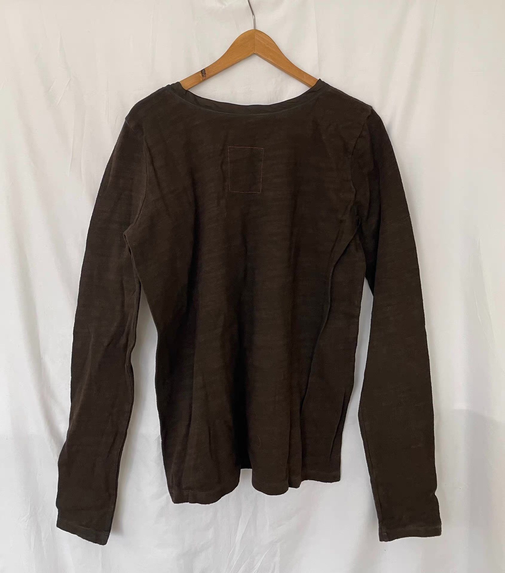 Uma Wang Uma Wang 22FW Brown Long-Sleeve T-shirt Ｑ21 Size M / US 6-8 / IT 42-44 - 2 Thumbnail