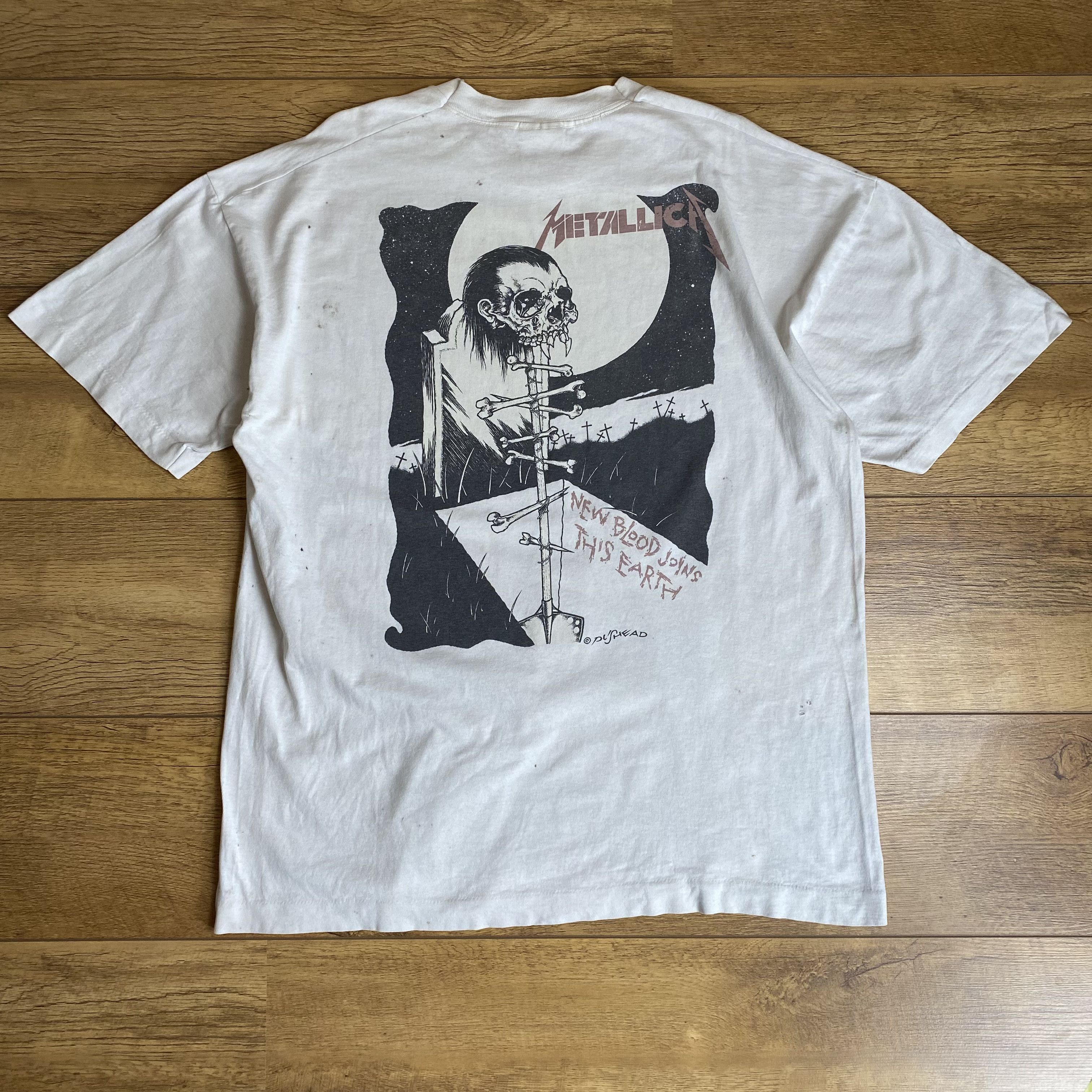 Band Tees Metallica 1994 My Body Lie But Still I Roam Signed Tee Size US XL / EU 56 / 4 - 2 Thumbnail