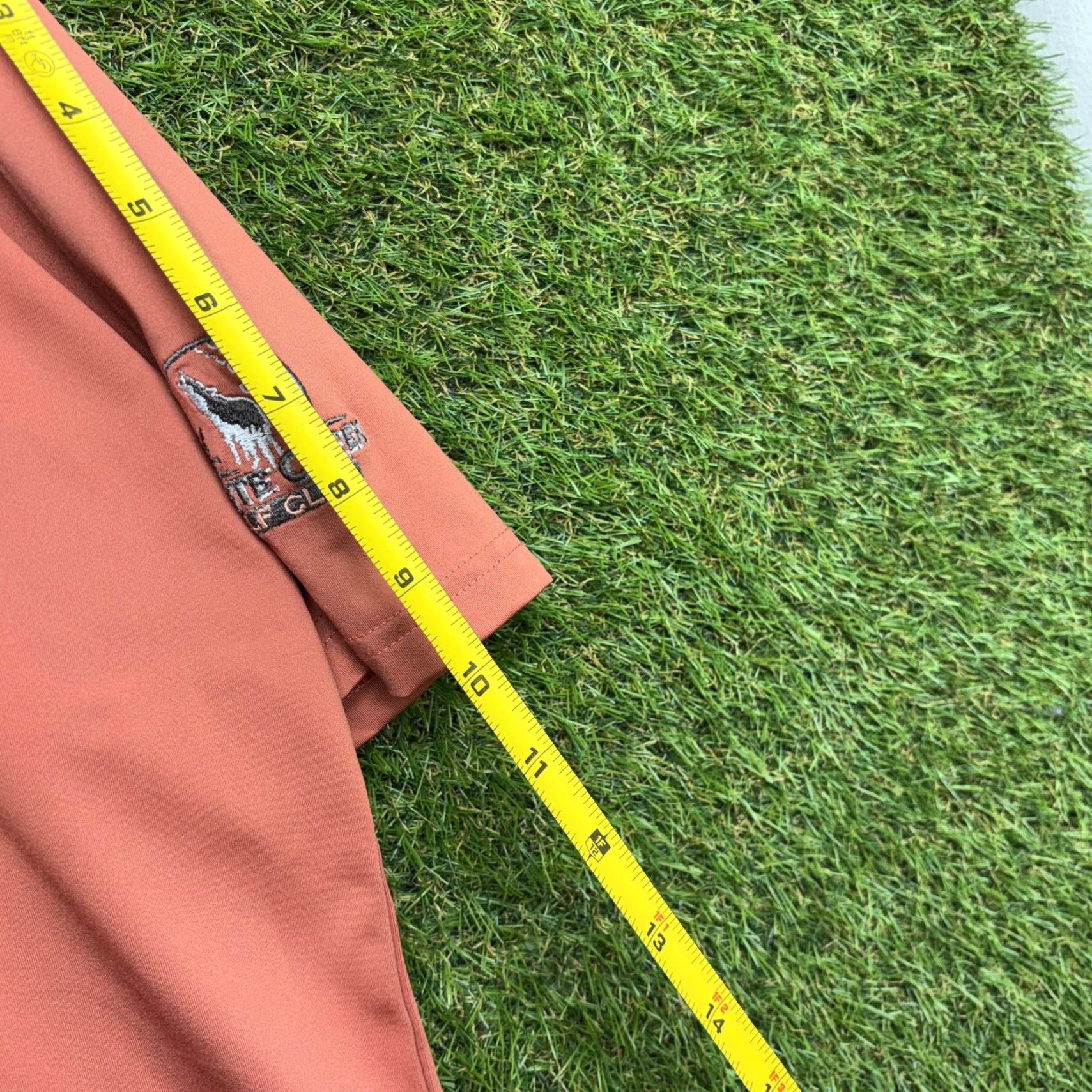Vintage Swannies Polo Shirt Mens Large Orange Coyote Creek Golf Club Golf Performance Size US L / EU 52-54 / 3 - 5 Thumbnail
