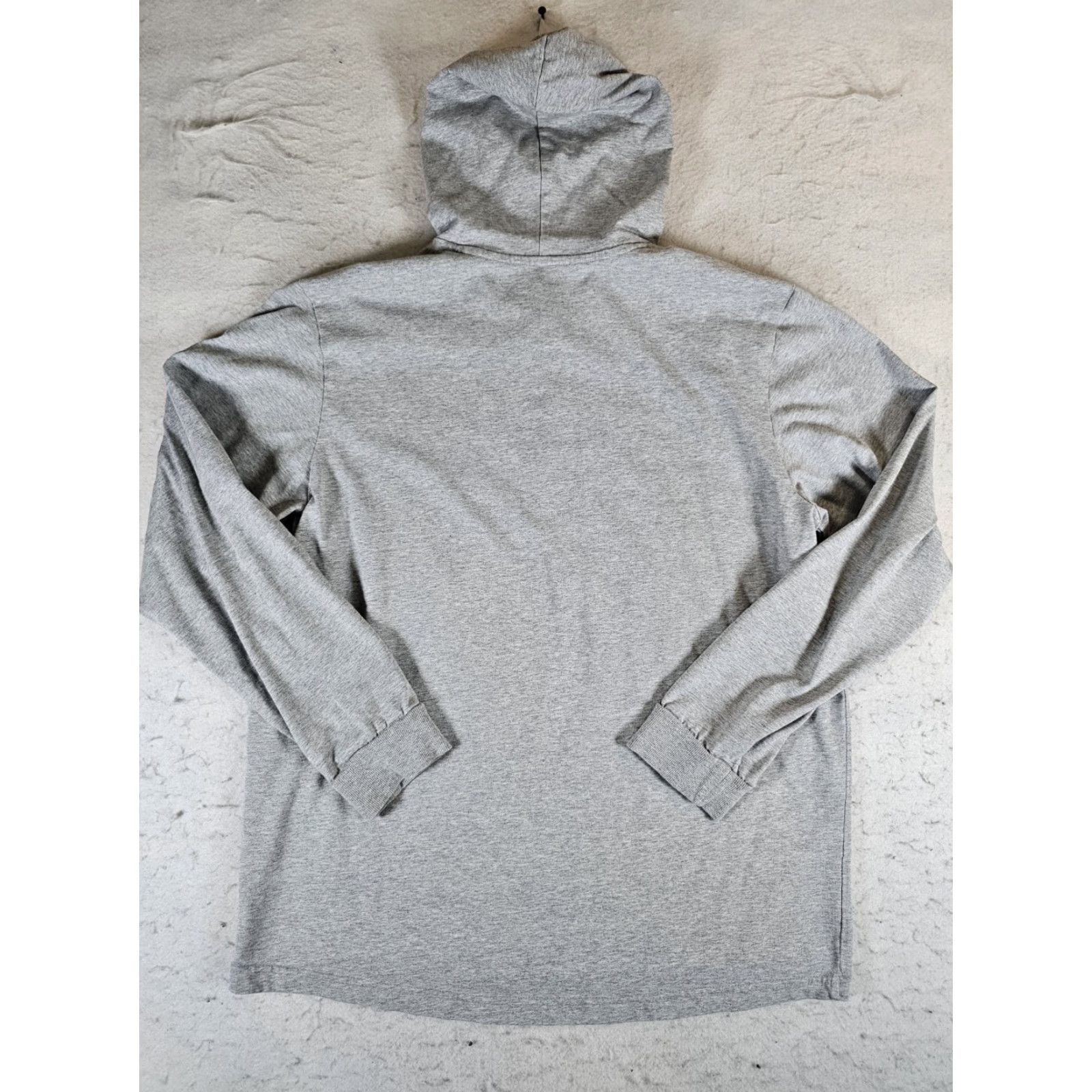 Adidas Adidas Signature Long Sleeve Hooded Jumper T-Shirt Mens XL Gray/Black Size US XL / EU 56 / 4 - 7 Thumbnail