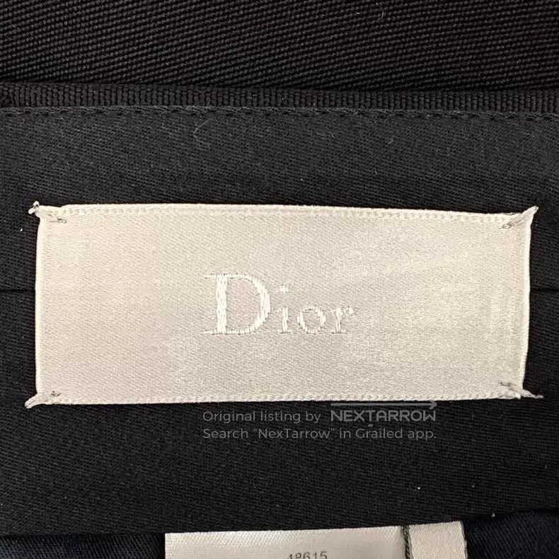 Dior Dior Black side logo letter wool casual shorts Size US 32 / EU 48 - 6 Thumbnail