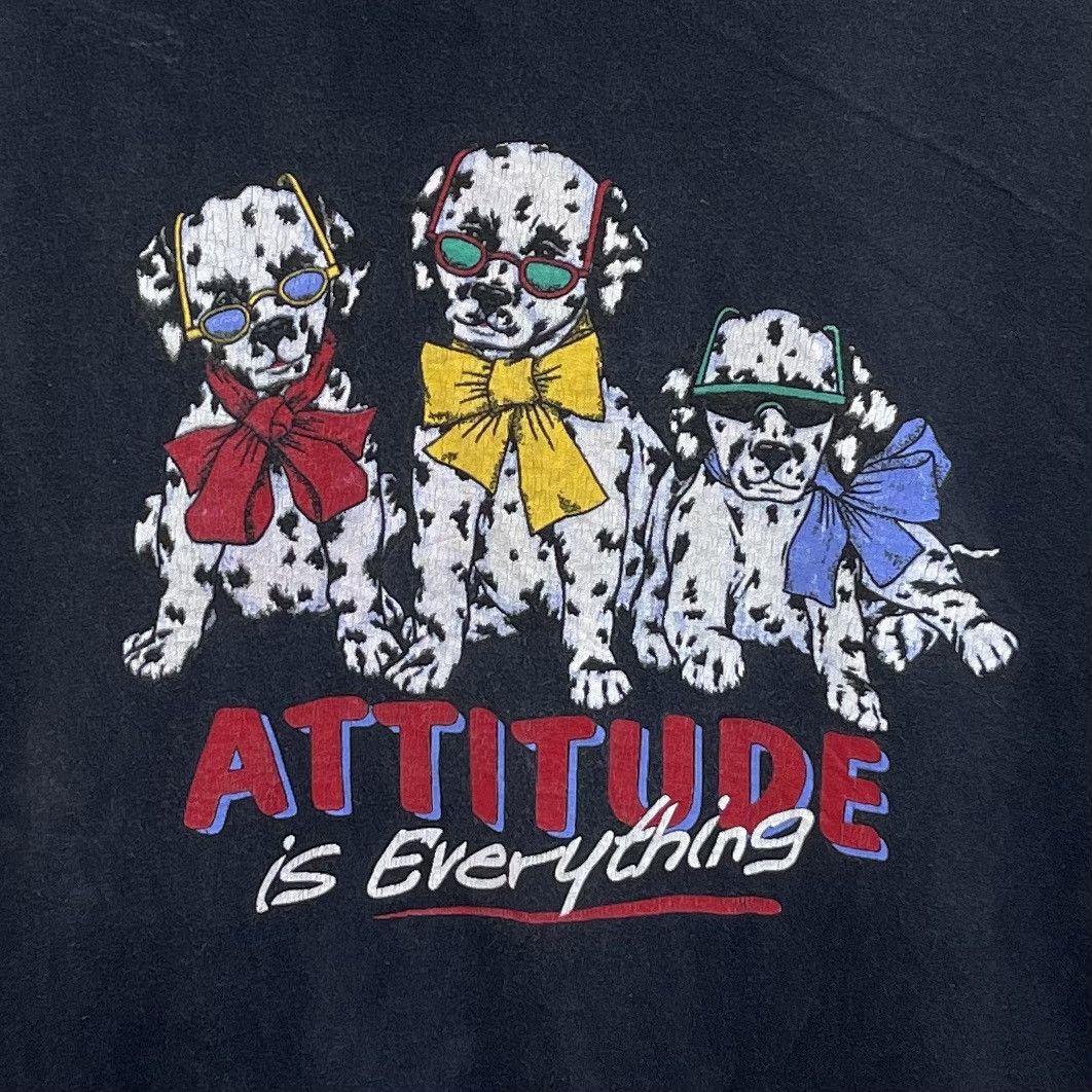 Other Vintage 90s Parody Graphic T-Shirt Attitude Is Everything Size US L / EU 52-54 / 3 - 2 Thumbnail