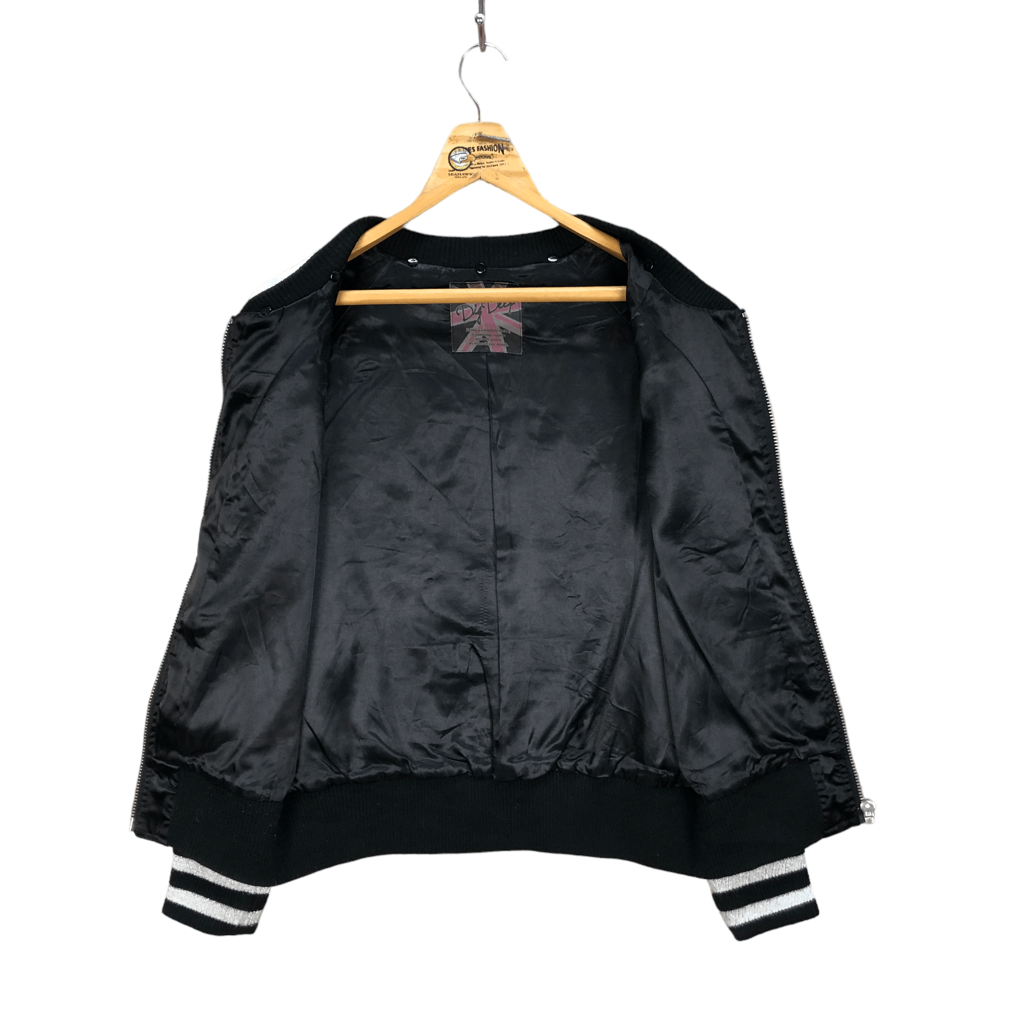 Vintage ROCK DOWN WAKE ME UP FROM GRAVE SKULLS BOMBER #5269-182 Size US L / EU 52-54 / 3 - 11 Thumbnail
