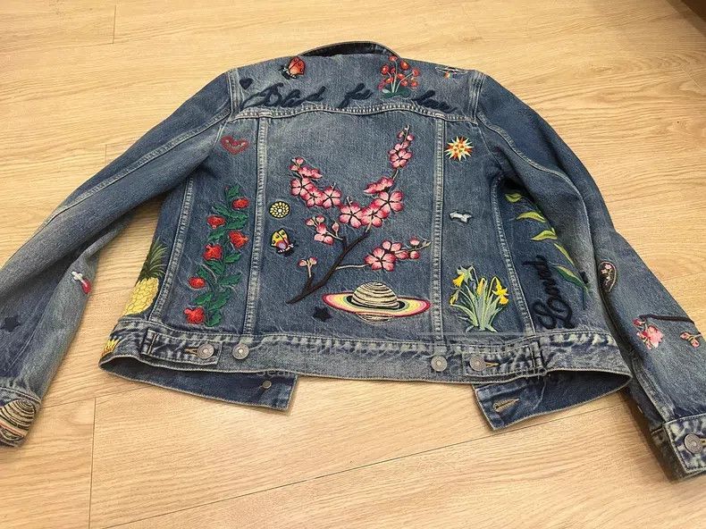Gucci Floral denim jacket