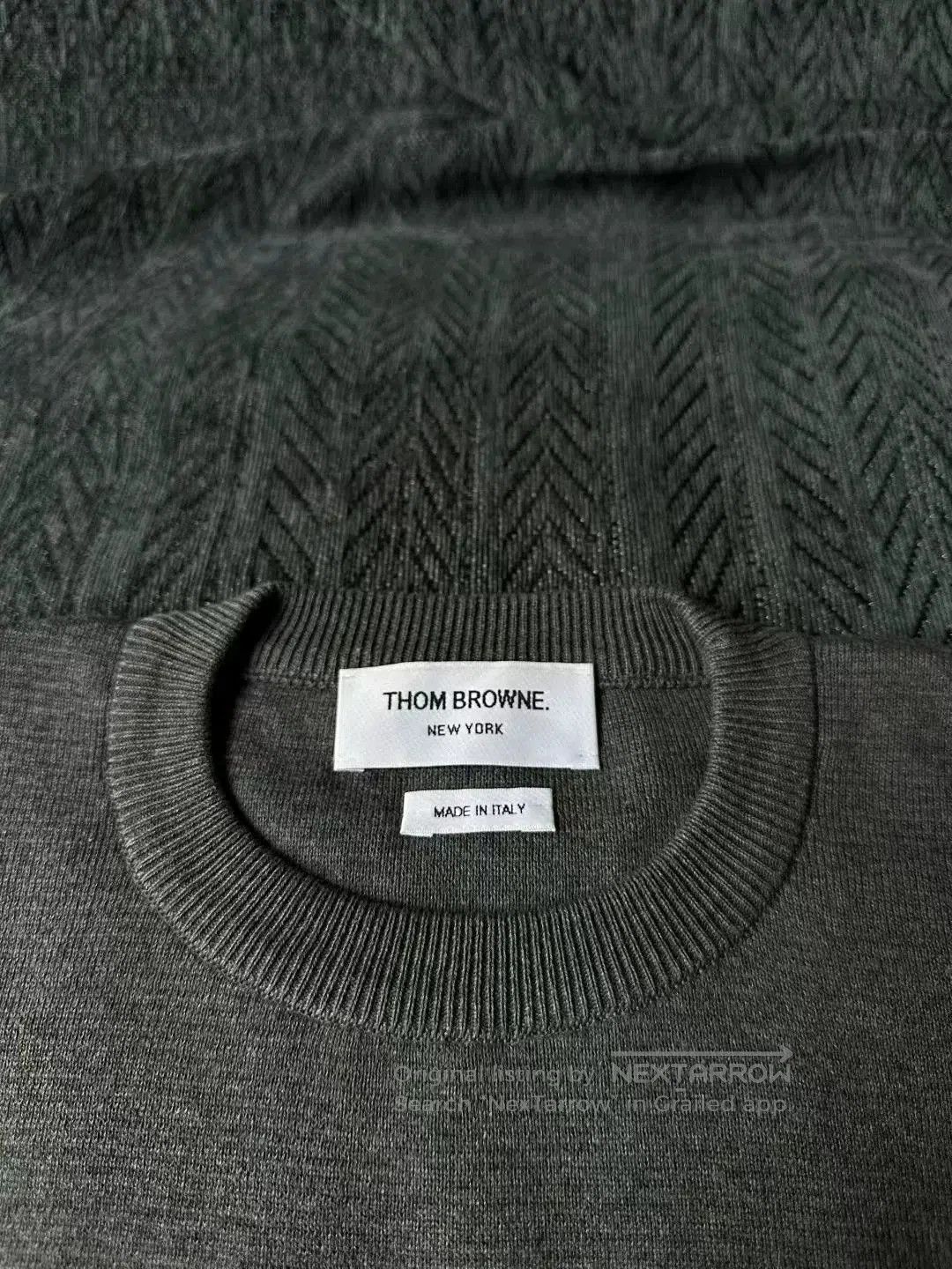 Thom Browne thom browne gray knitted sweater. Size US XXS / EU 40 - 3 Thumbnail
