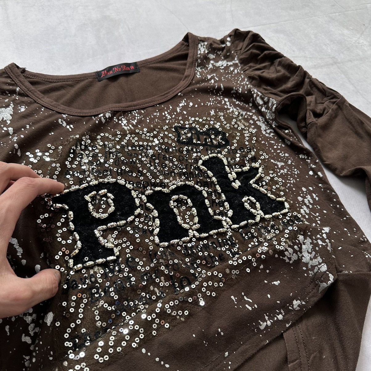 Hysteric Glamour × If Six Was Nine × Japanese Brand Y2K Punk Hysteric Glamour Style Rhinestones Long Sleeve Size M / US 6-8 / IT 42-44 - 13 Thumbnail