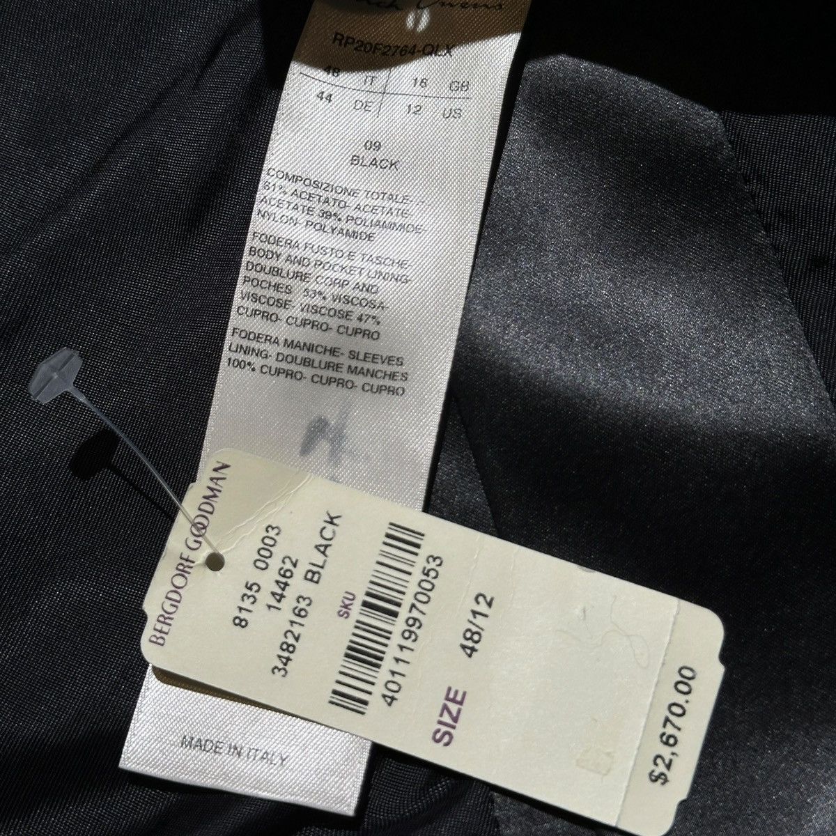 Rick Owens × Rick Owens Drkshdw $2,700 FW20 padded shoulder glossy blazer Size US M / EU 48-50 / 2 - 3 Thumbnail