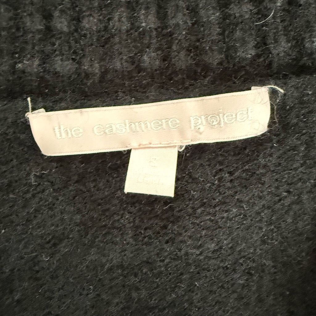 Other The Cashmere Project Black Open Front 100% Cashmere Cardigan Size S / US 4 / IT 40 - 5 Thumbnail