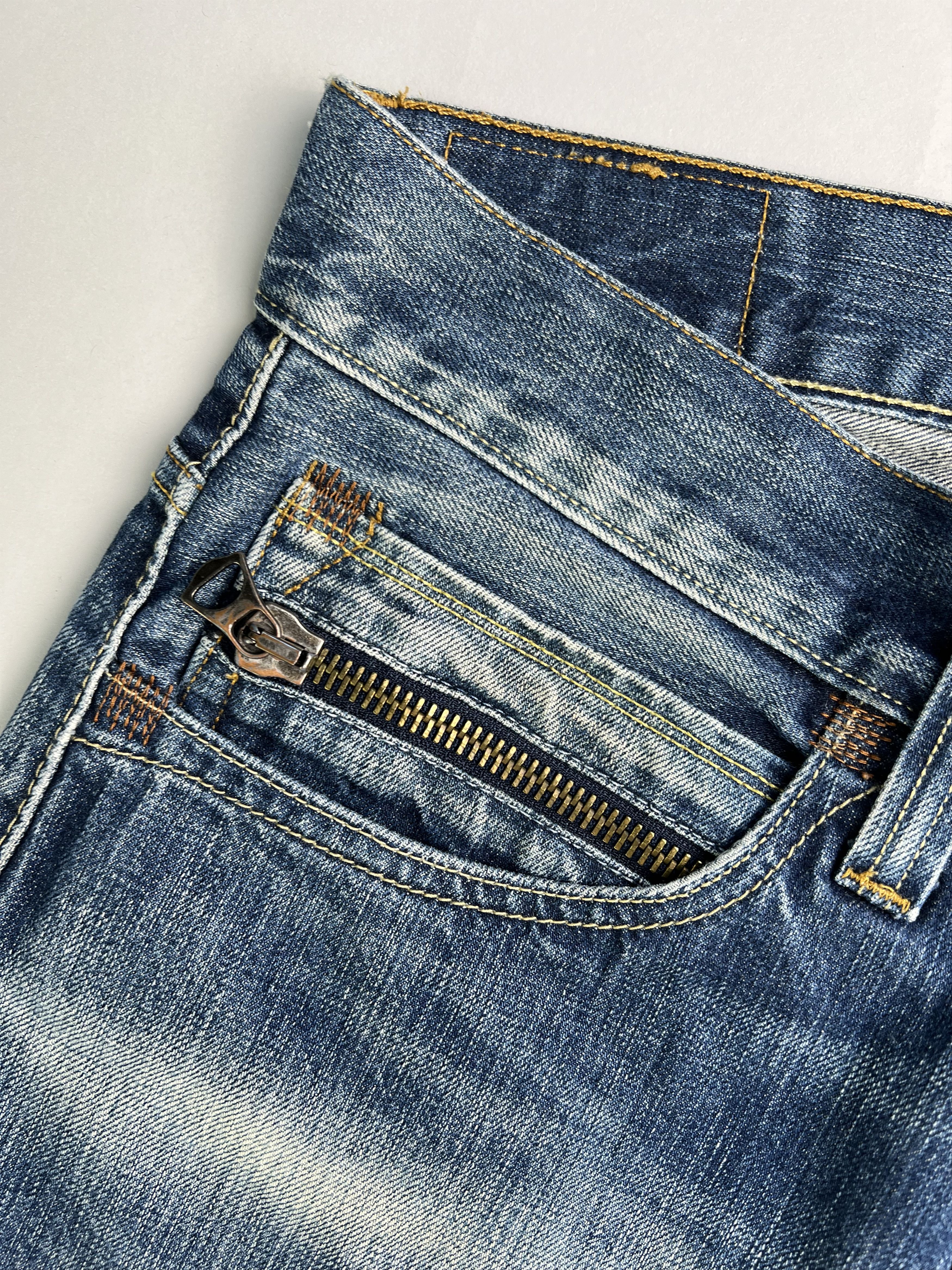 Levi's Levis 506 Jeans Shorts Light Blue Wash W34 Size US 34 / EU 50 - 3 Thumbnail