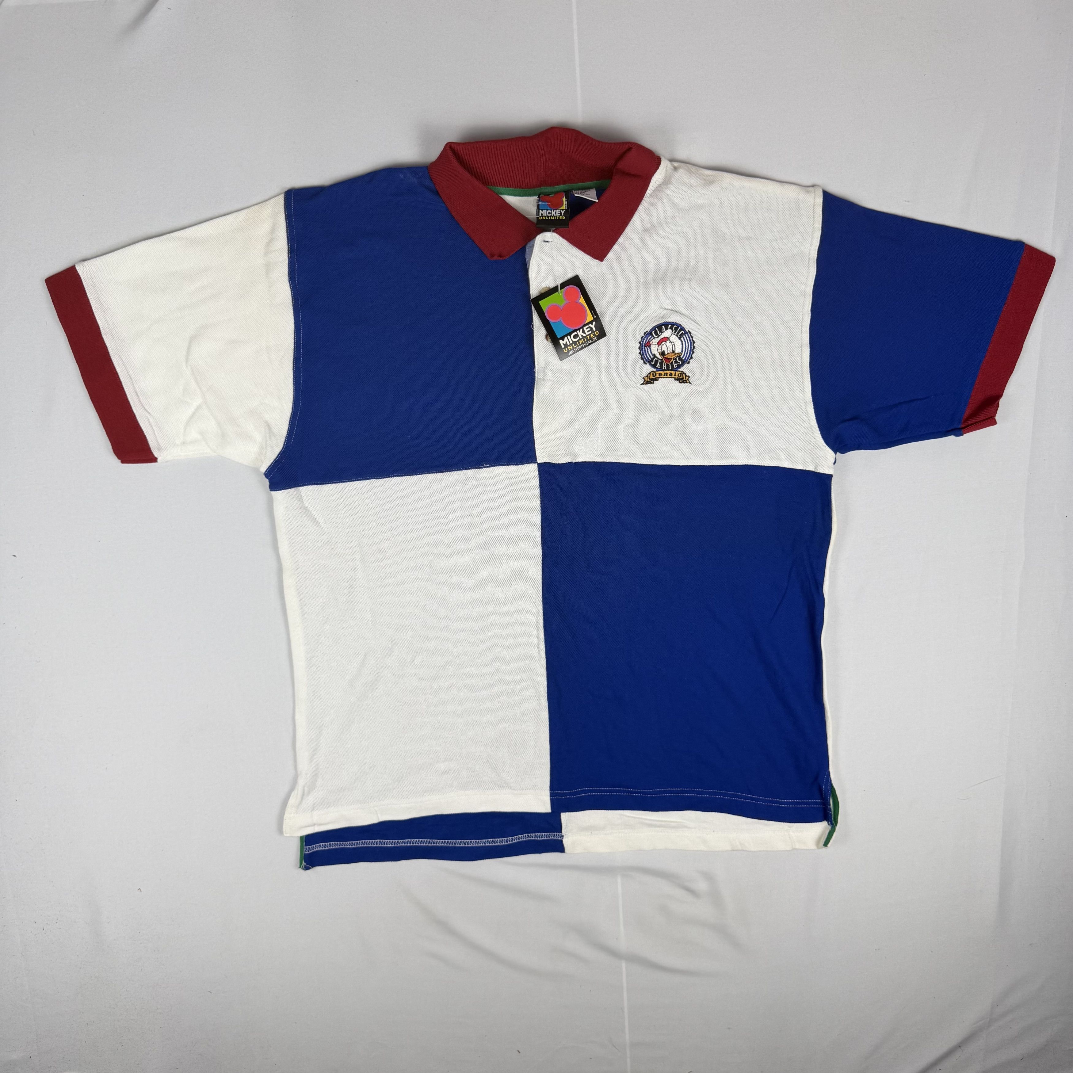 Mickey Unlimited Mickey Unlimited 90s Donald Duck Colorblock Polo L Size US L / EU 52-54 / 3 - 1 Thumbnail