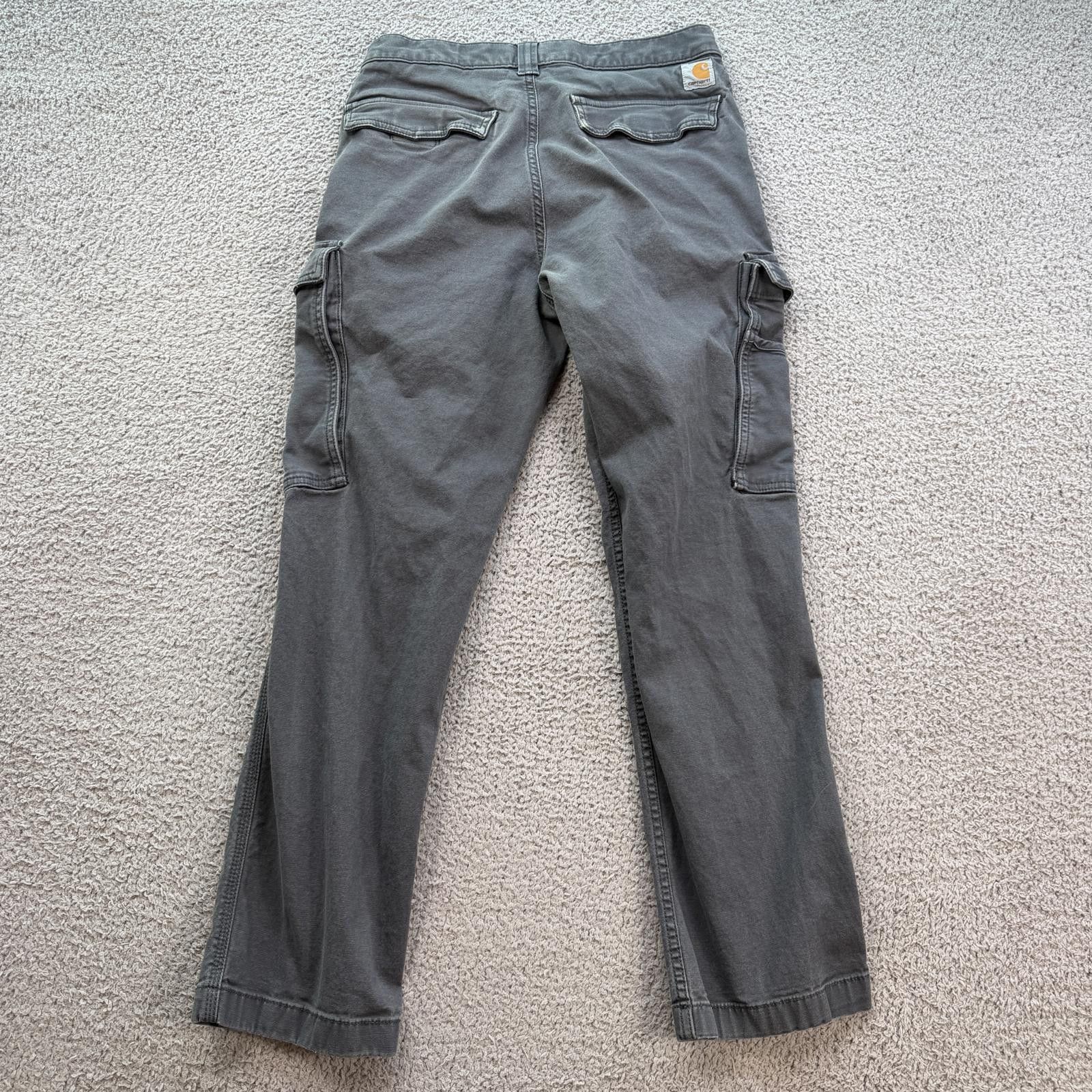 Carhartt Carhartt Rugged Flex Relaxed Fit Cargo Pants Gray 30x30 Mens Size US 30 / EU 46 - 2 Thumbnail