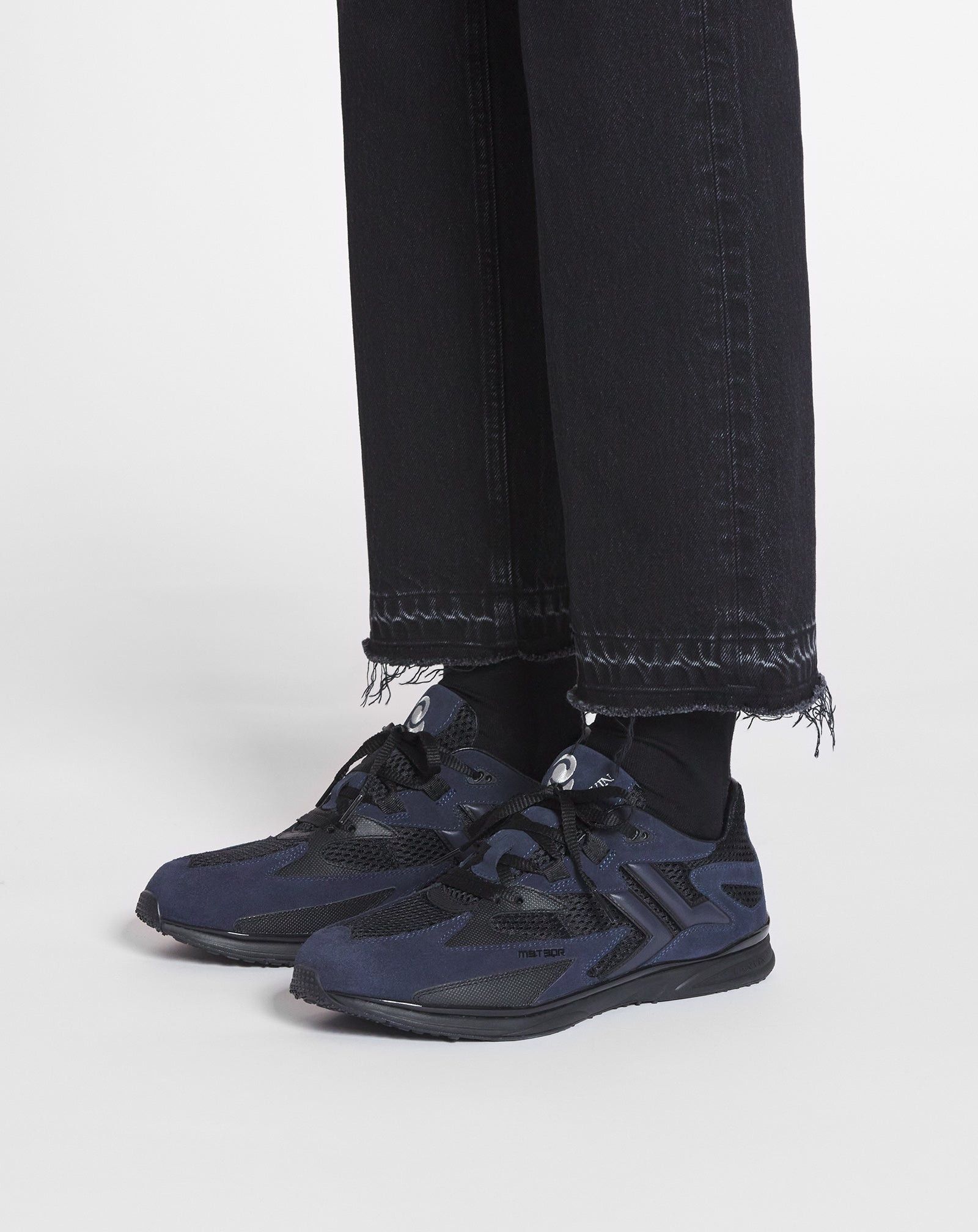 Lanvin o1w1db10226 Meteor Sneakers in Mesh And Suede Size US 13 / EU 46 - 5 Thumbnail