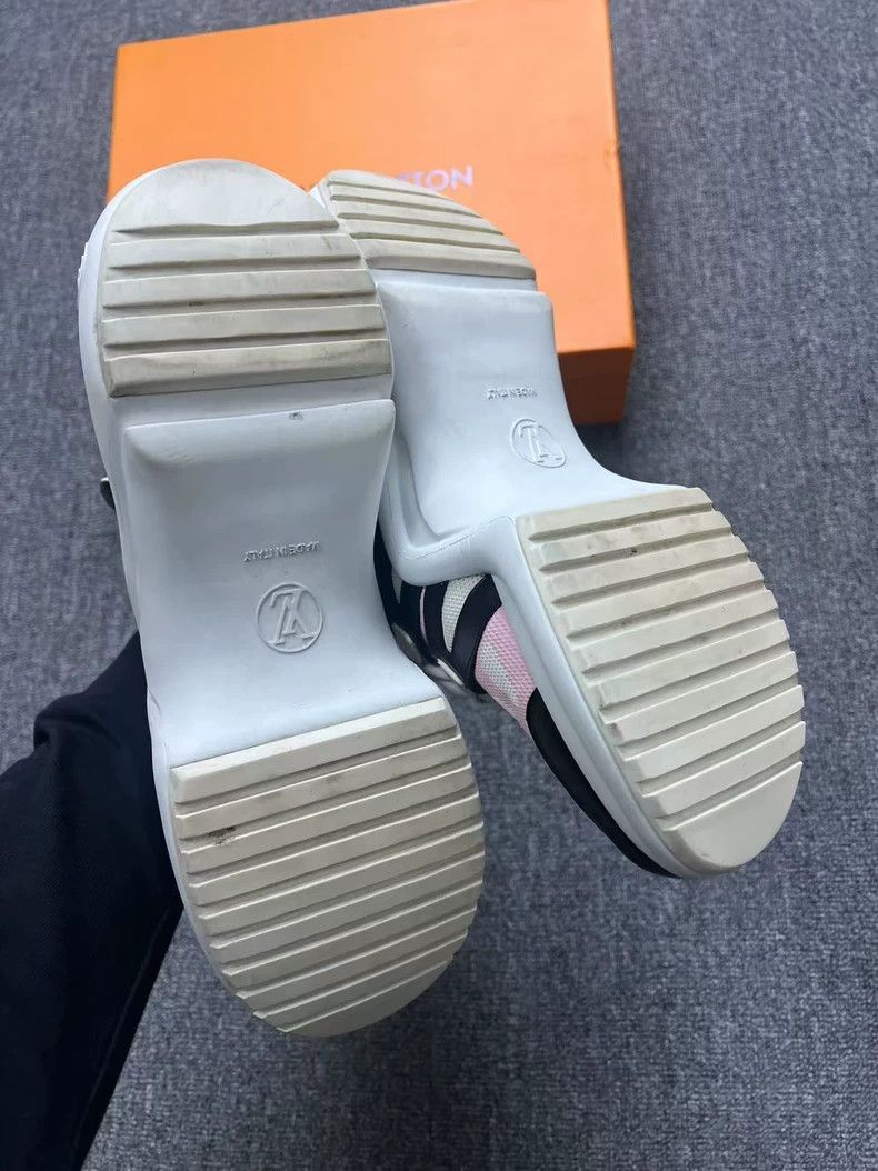 Louis Vuitton Louis Vuitton Archlight Pink and White Dad Shoes Size US 8 / EU 41 - 4 Thumbnail