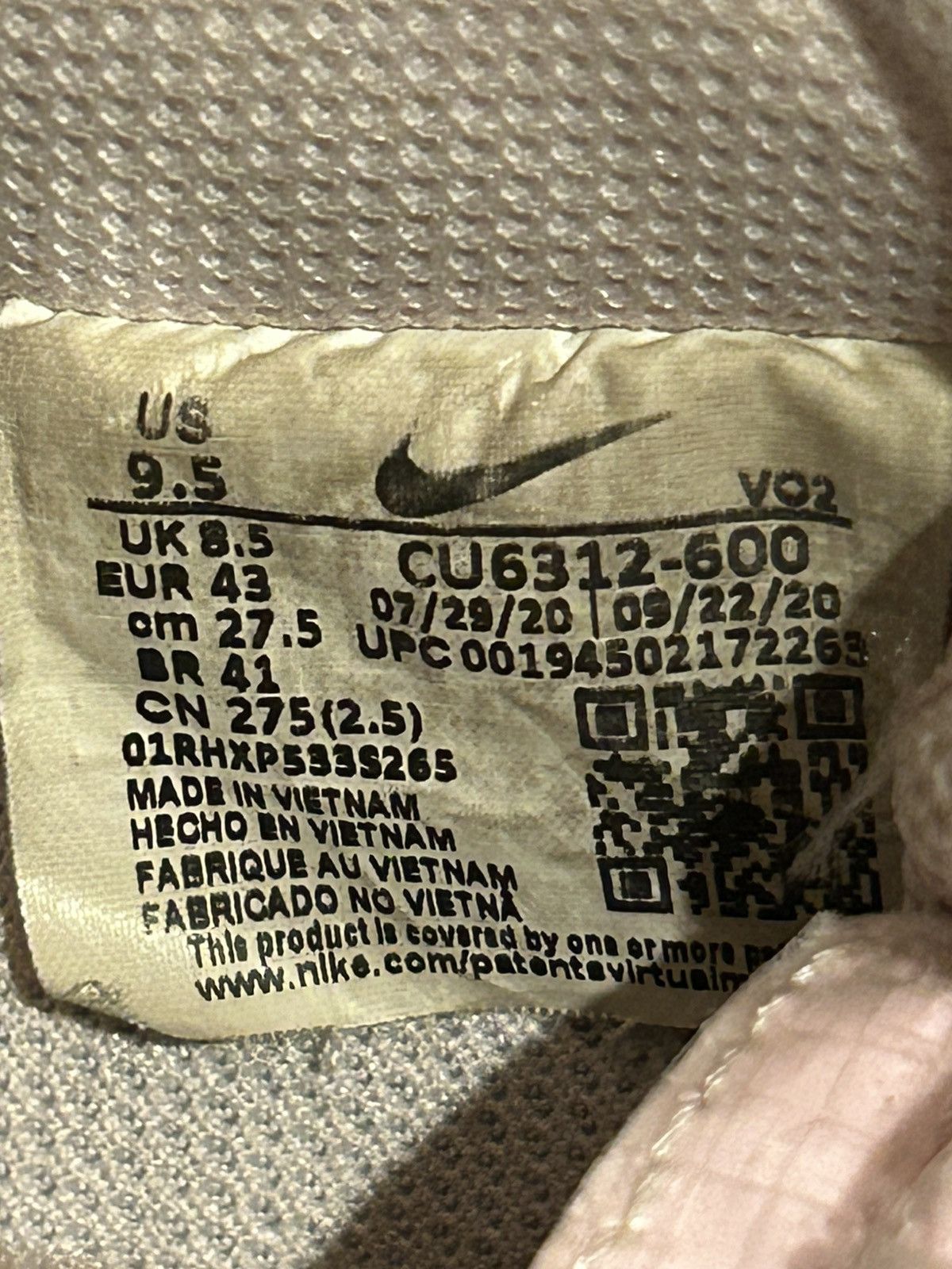 Nike Nike Air Force 1 ‘07 LX “Thank You Plastic Bag” Size US 9.5 / EU 42-43 - 14 Thumbnail